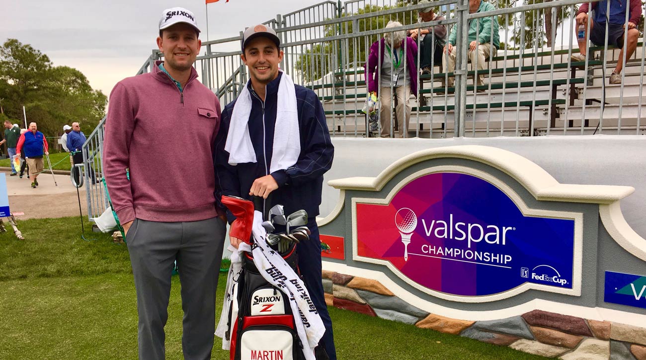 Martin Trainer has a new caddie on the bag this week, GOLF.com's Dylan Dethier.