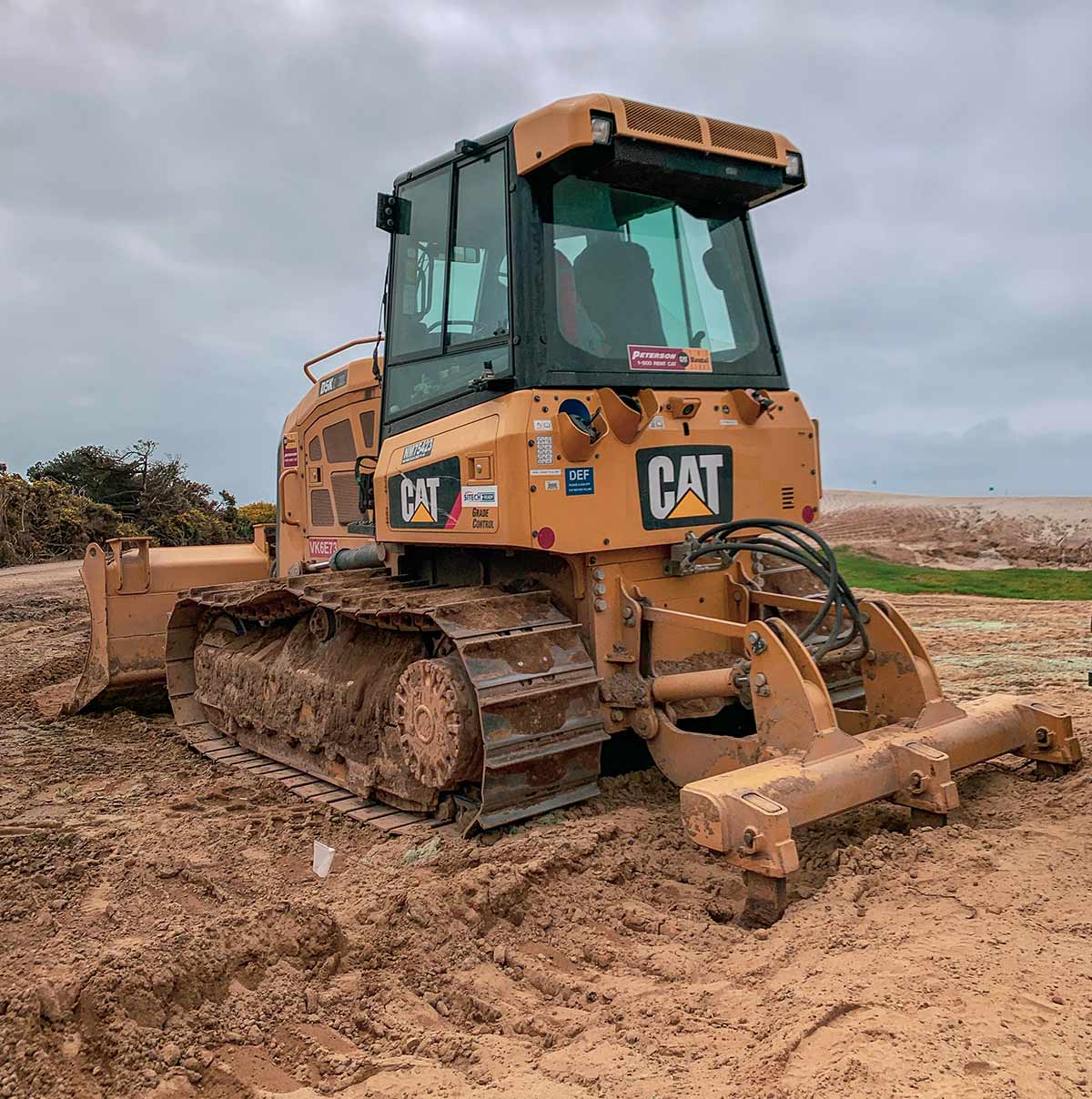 A CAT machine is taking a break for now, but it’s been working hard to prepare for a Fall 2019 soft opening. 