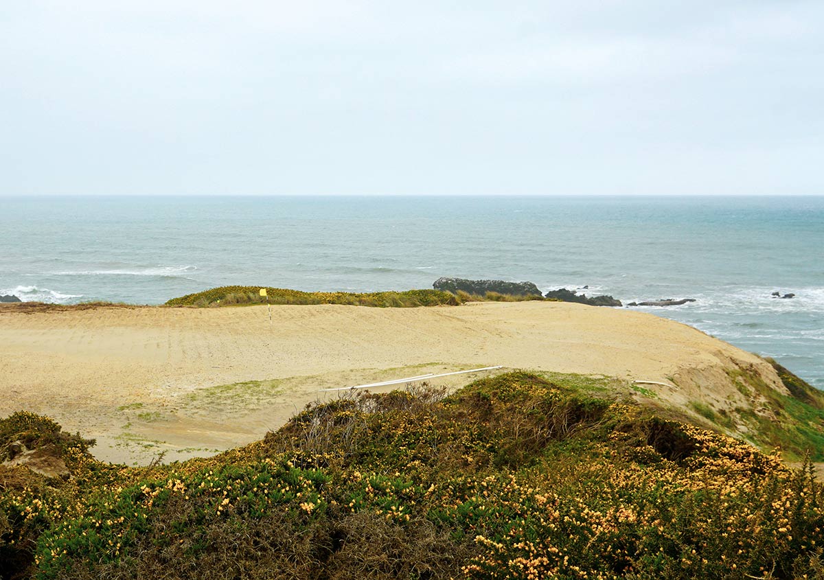 We’re looking directly west over the 16th green.