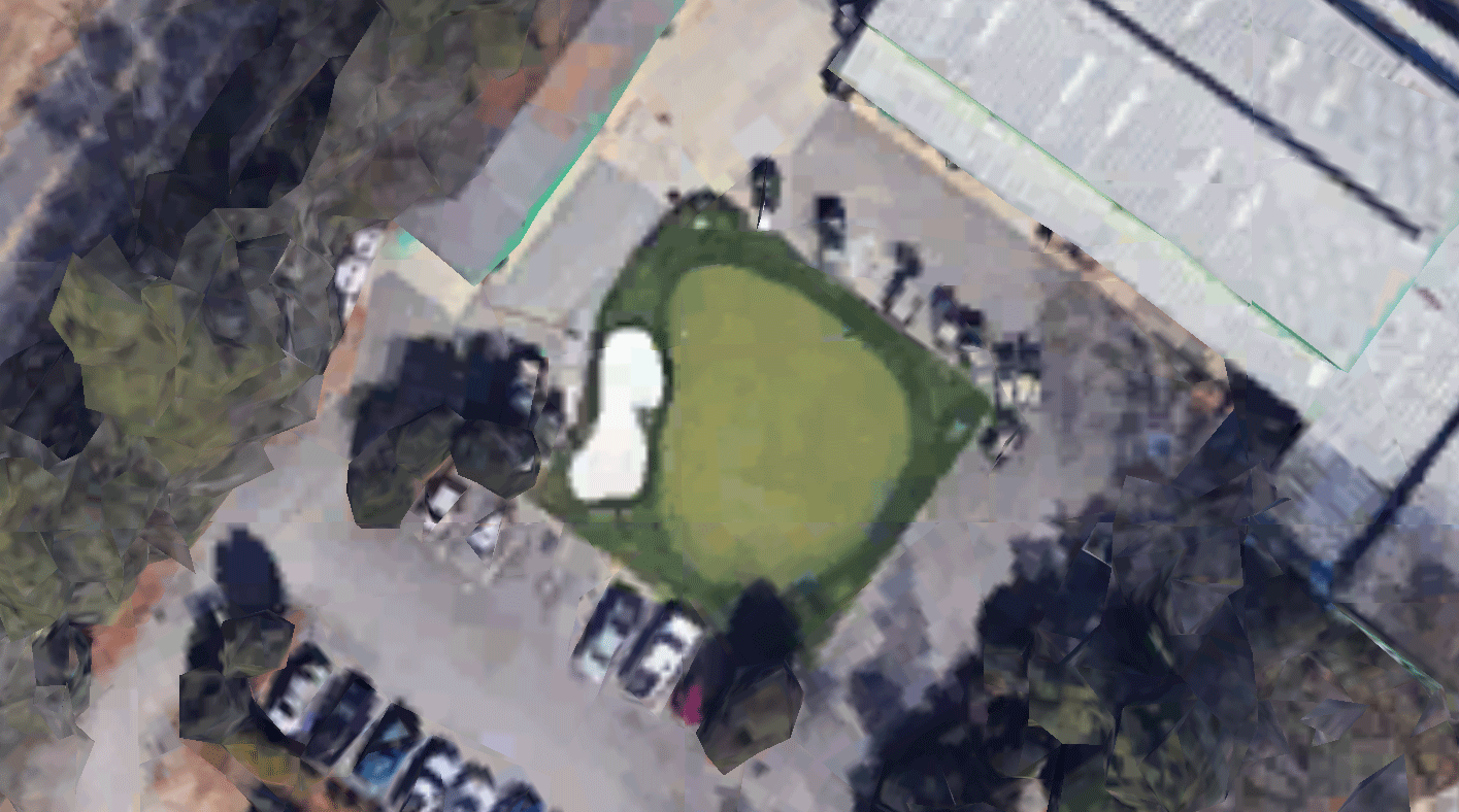 Green 38 at Augusta National is hidden behind hedges near the 2nd tee.