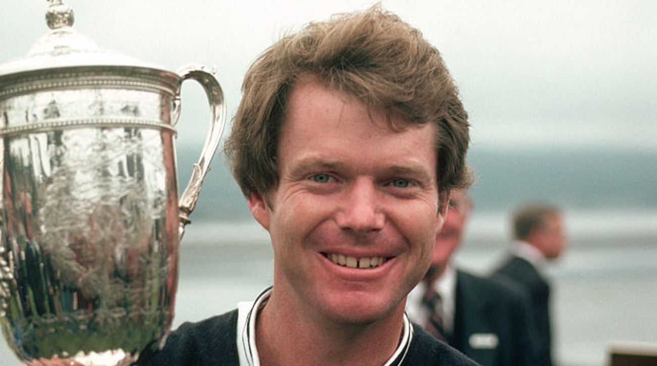 Tom Watson after winning the 1982 U.S. Open.