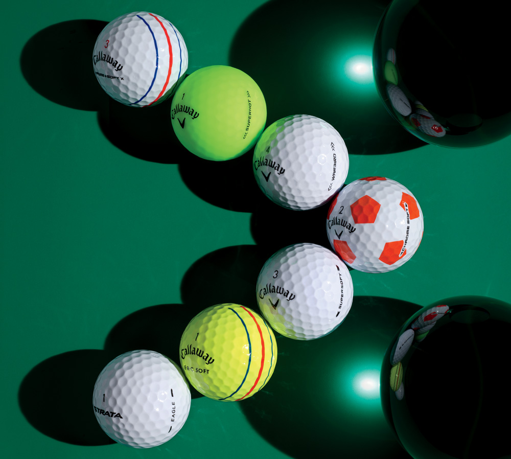 Callaway's golf ball line for 2019.
