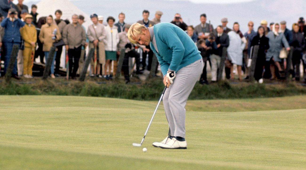 Putter weight: Jack Nicklaus at the 1970 Open Championship
