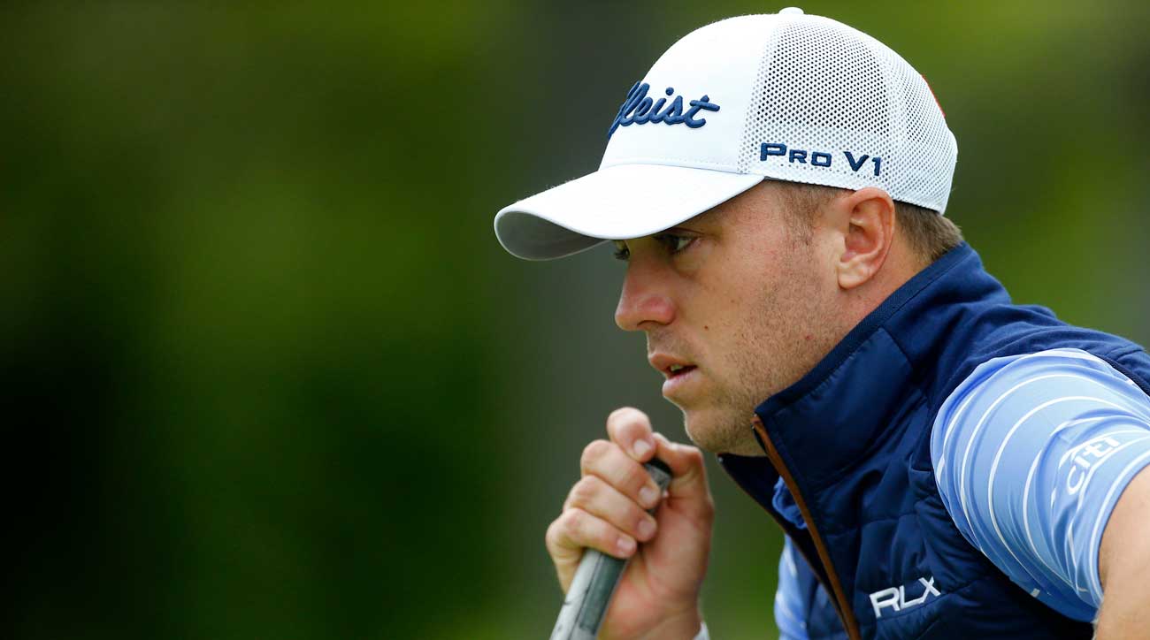 Justin Thomas is hoping to chase down Cameron Champ Sunday afternoon at the Safeway Open.