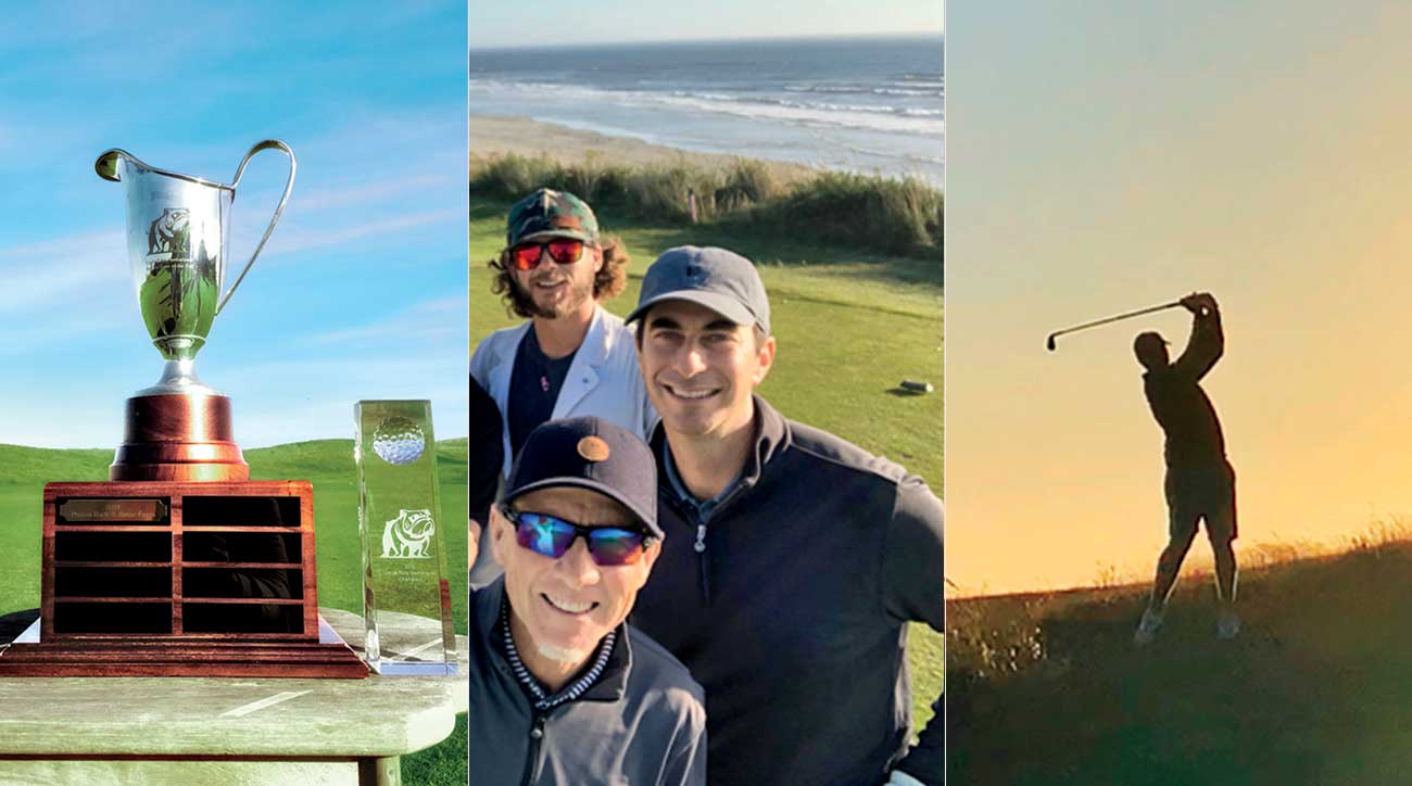 Alan Shipnuck and his buddies at his golf trip to Bandon Dunes.