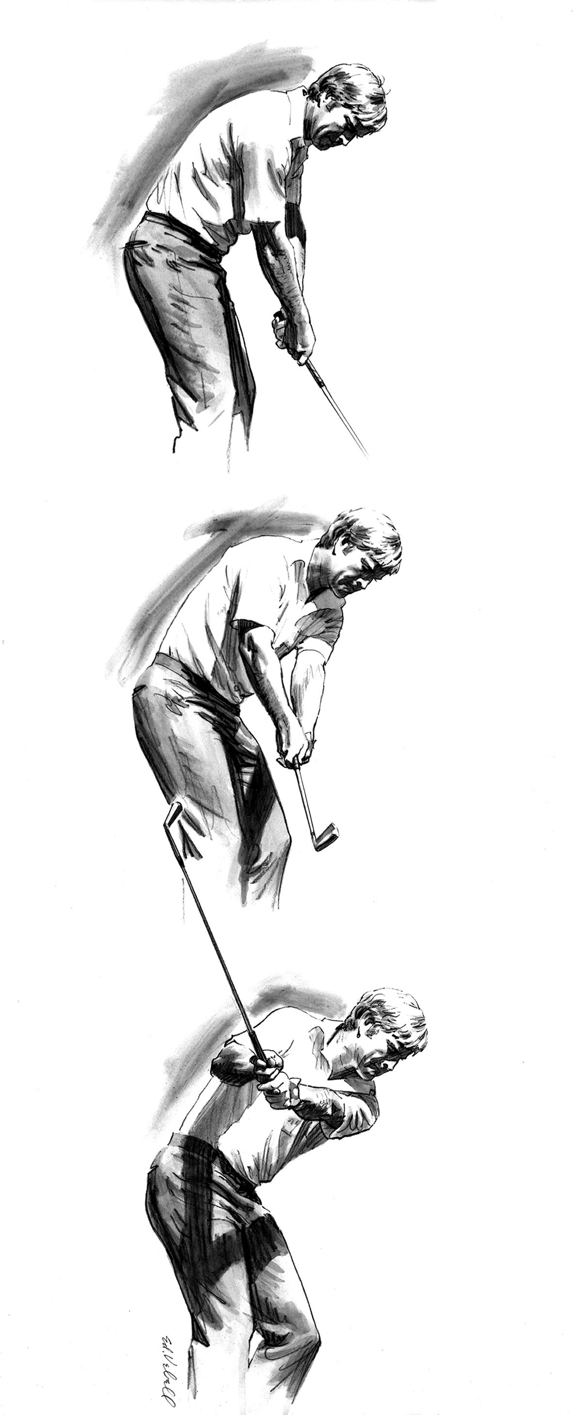 (Drawing by Ed Vebell/Getty Images)