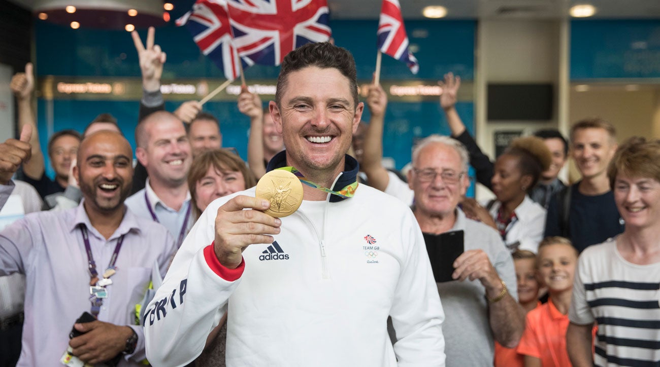 Justin Rose touted his Gold Medal wherever he went in 2016.