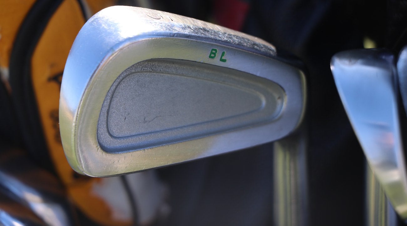 Langer plays cavity-back long irons (4-5) from Artisan. 