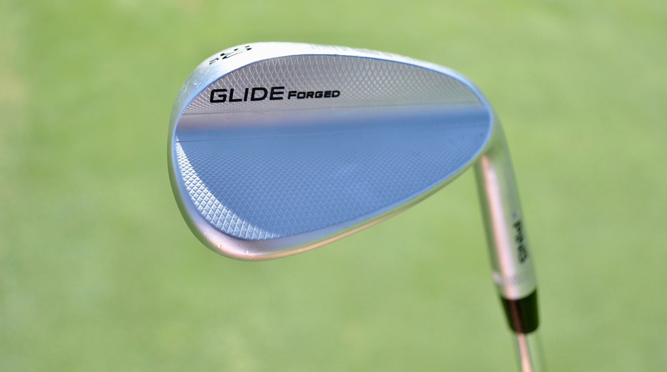 Cameron Champ's 50-degree Ping Glide Forged wedge. 