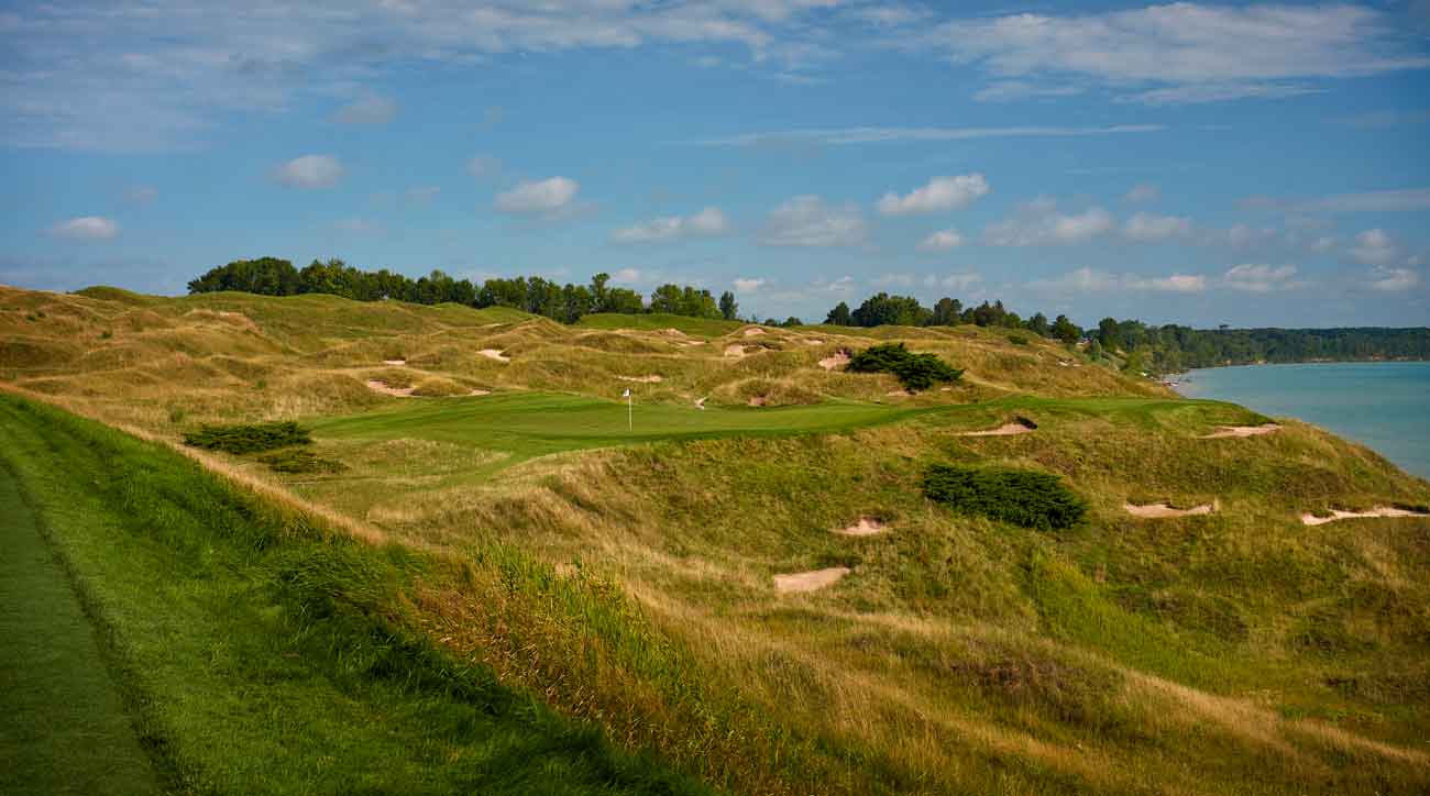 12th hole at whistling straits golf course