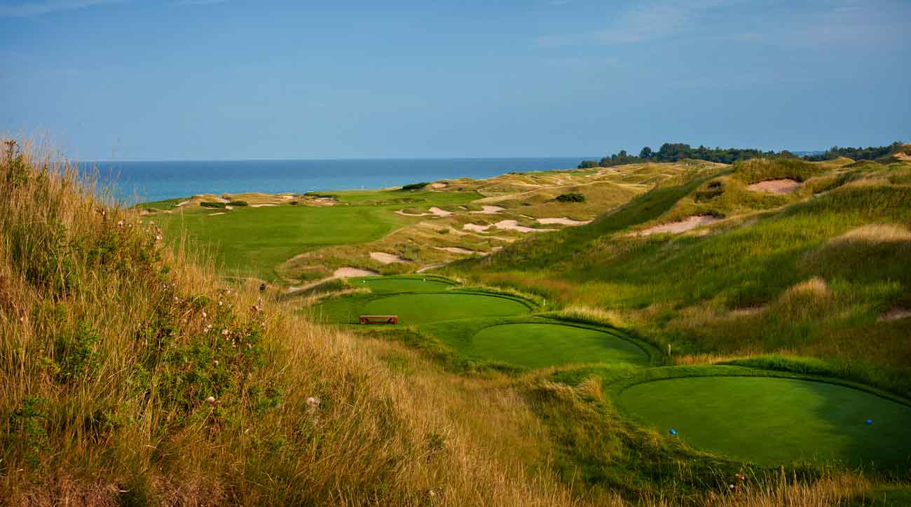 15th hole at whistling straits golf course