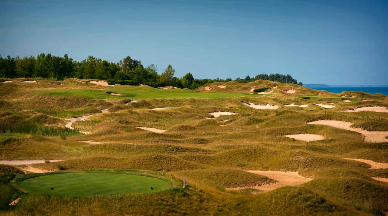 8th hole at Whistling Straits golf course