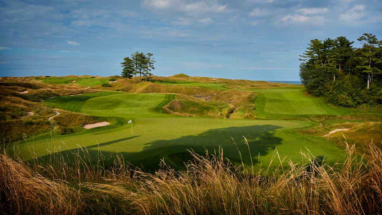 9th hole at Whistling Straits golf course