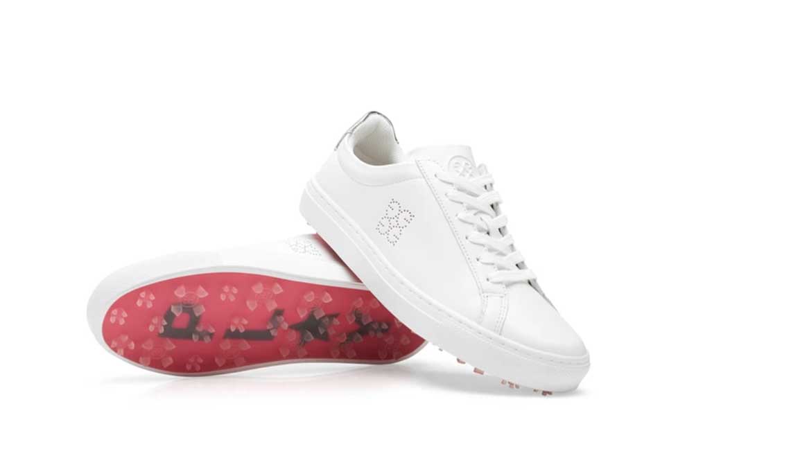 G/Fore white golf shoes