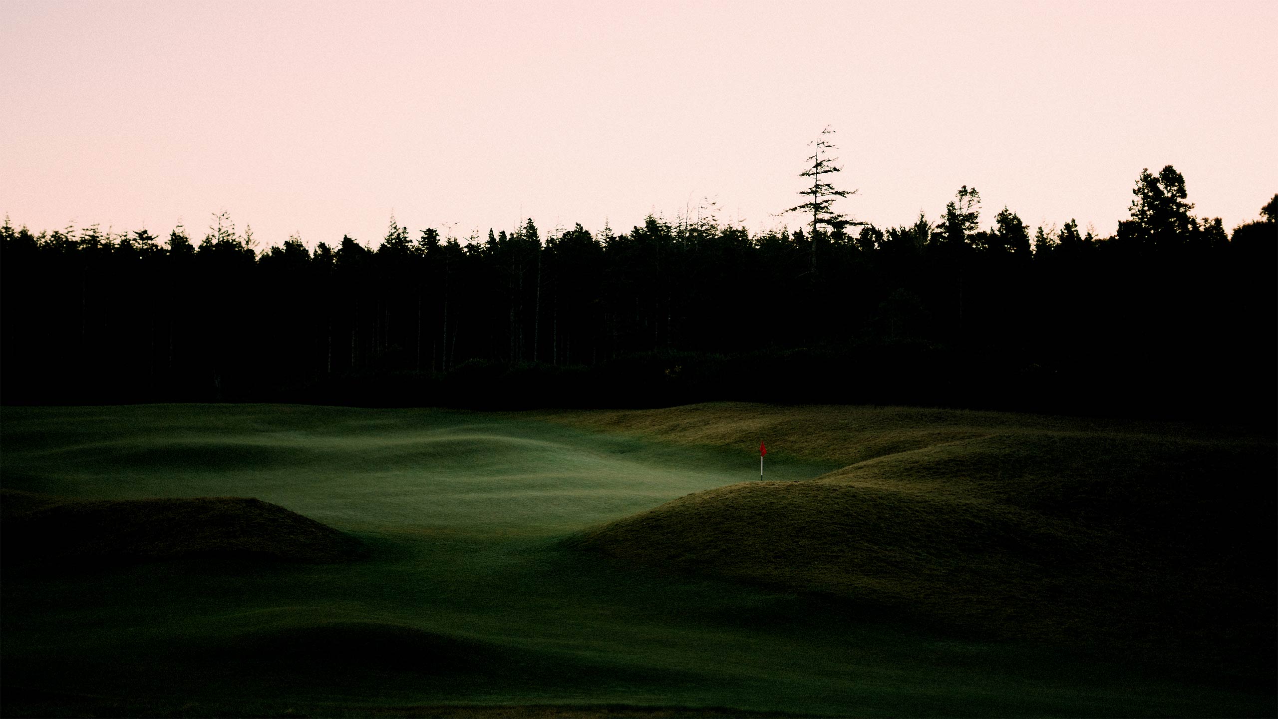 A green at Old Macdonald at Bandon Dunes.