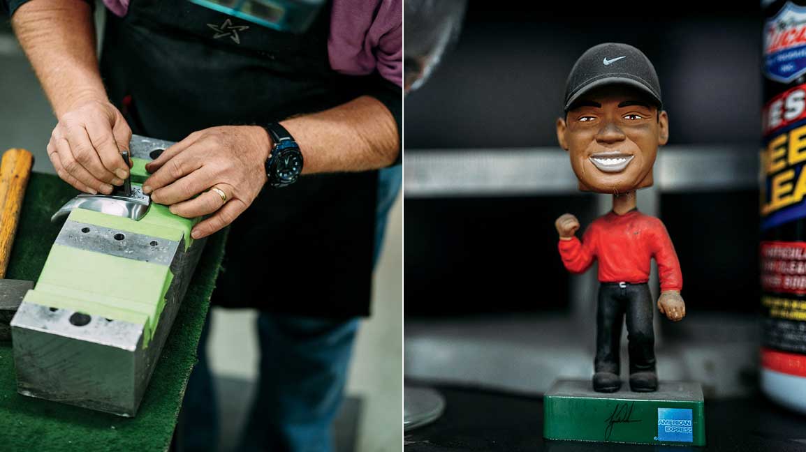 Mike Taylor customizes golf wedge