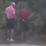 Tom Brady and Peyton Manning's first tee shots at Medalist were hard to watch