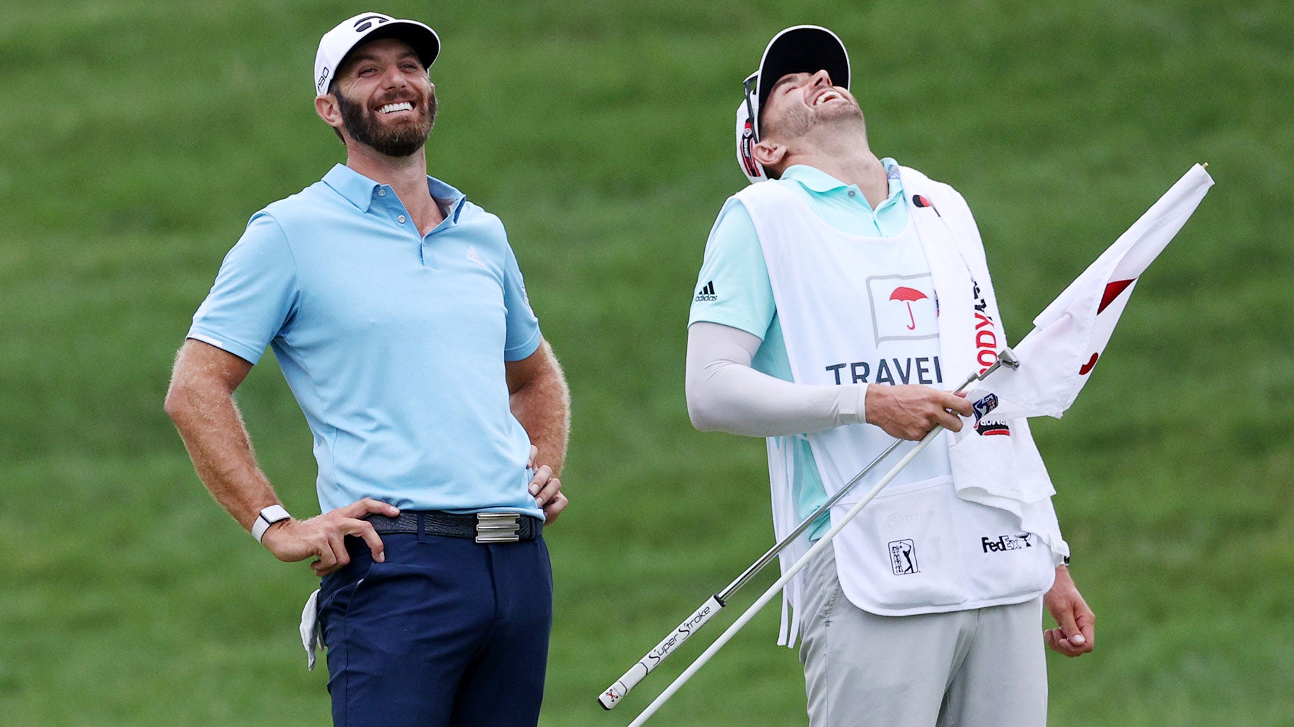 Dustin Johnson and Austin Johnson