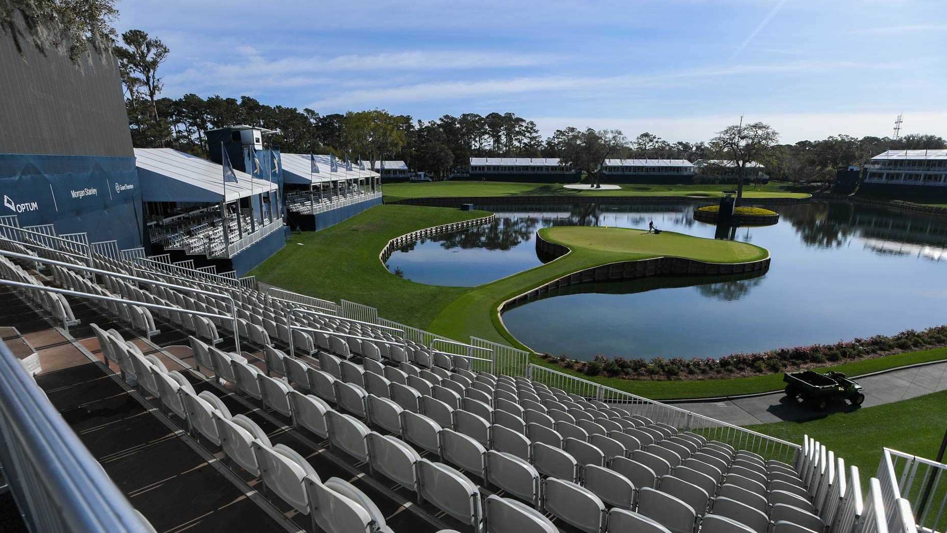 Players Championship 2020 empty grandstands