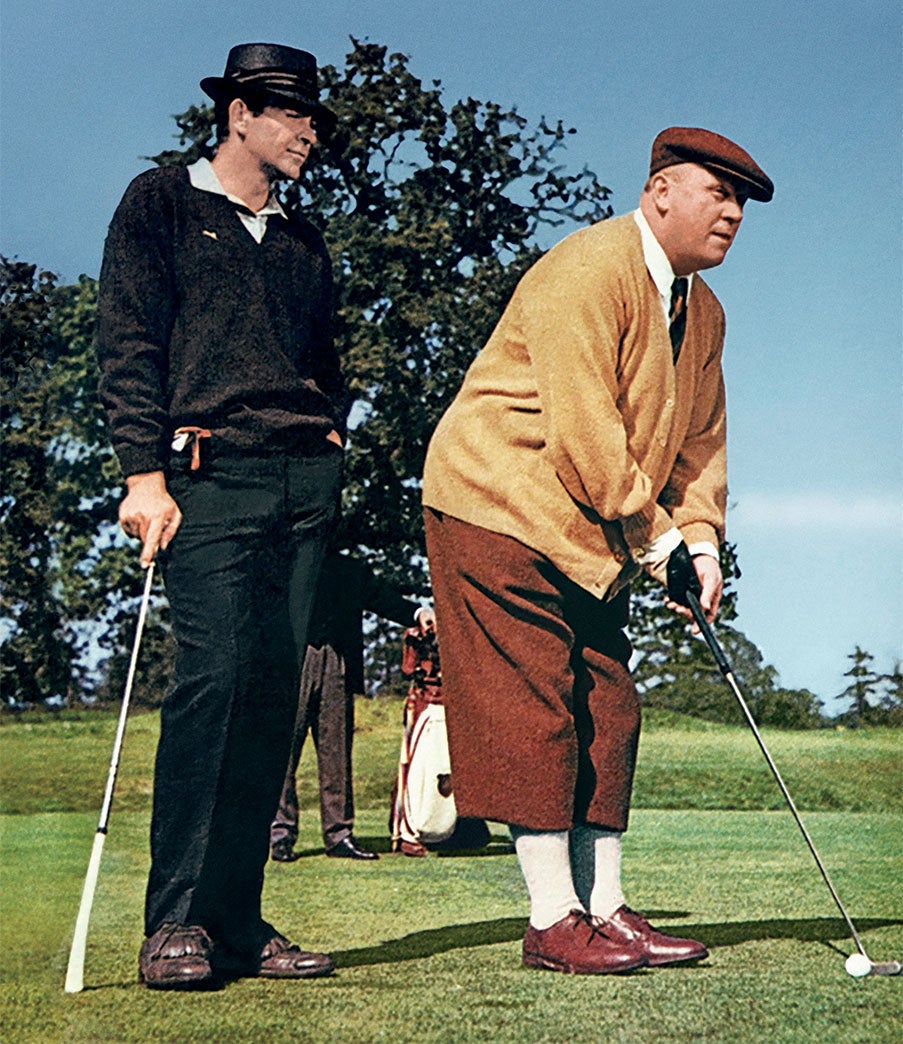 In 1964's Goldfinger, Bond memorably one-upped the baddie.