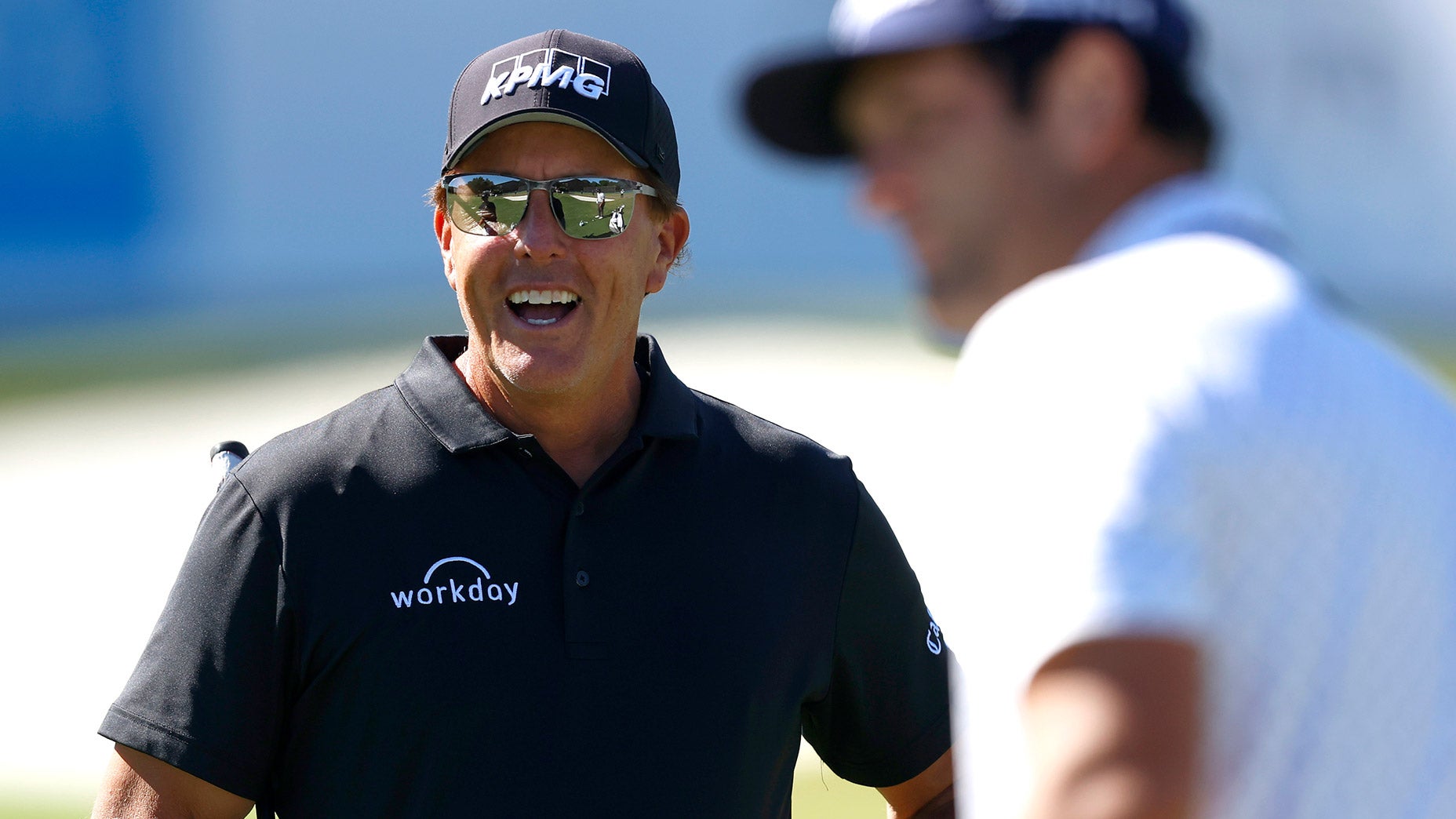 Mickelson smiles.
