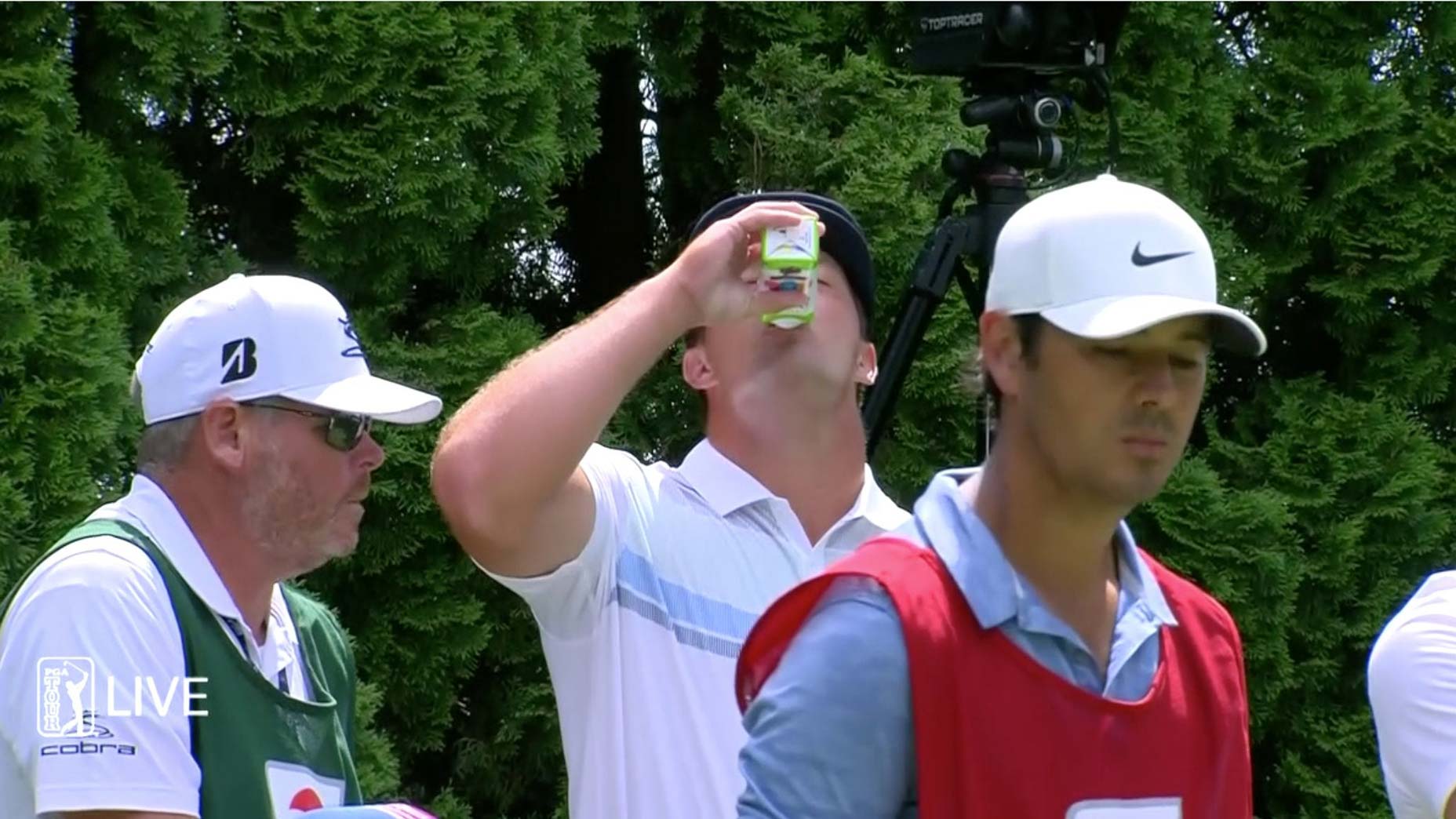 bryson dechambeau drinks protein shake