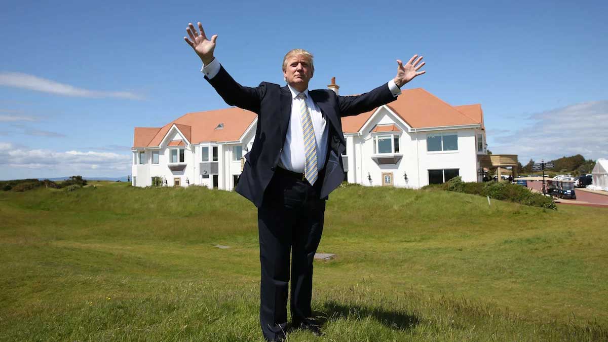 Donald Trump Visits Turnberry Golf Club