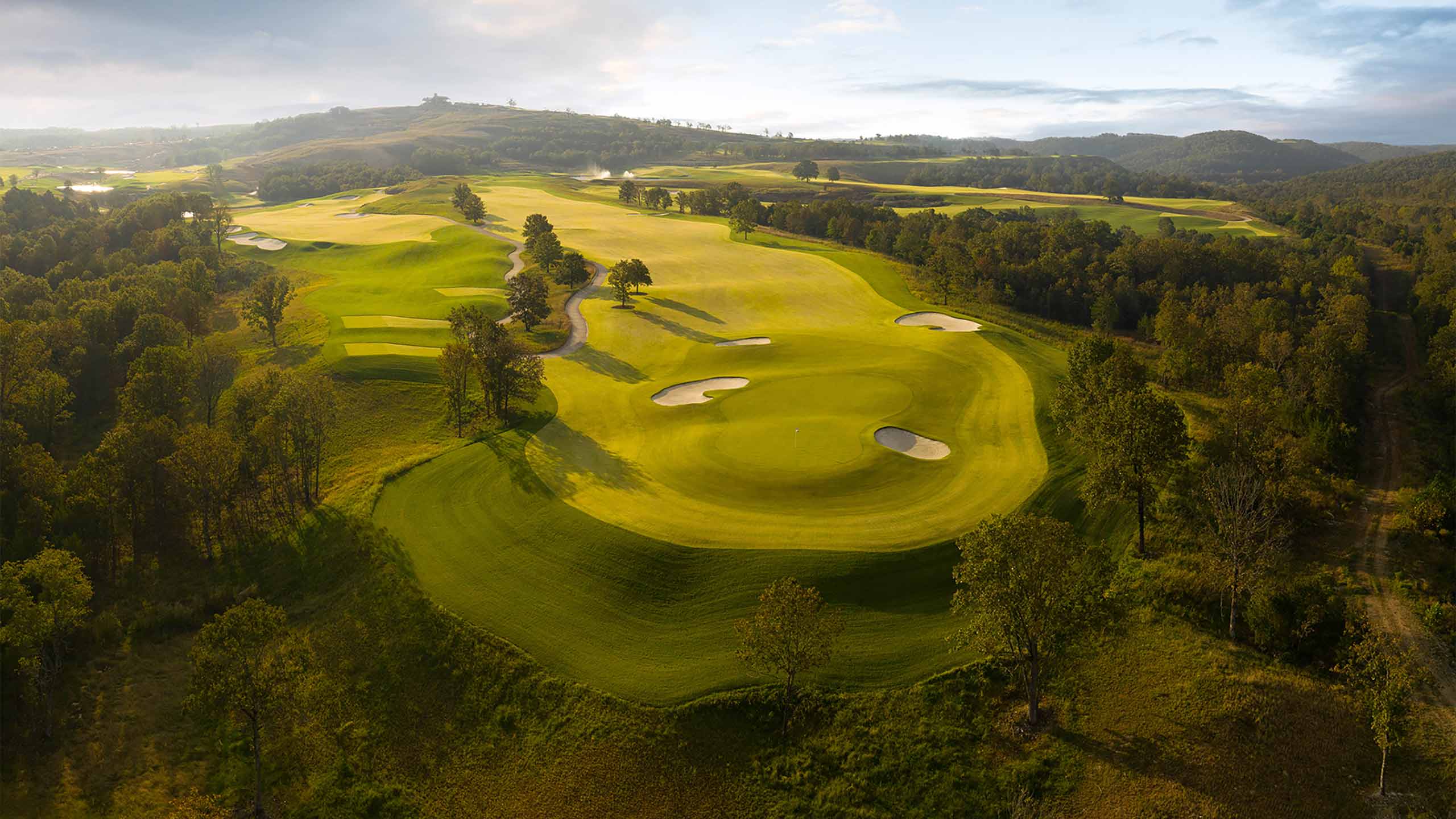 The 4th and 5th holes at Payne's Valley.