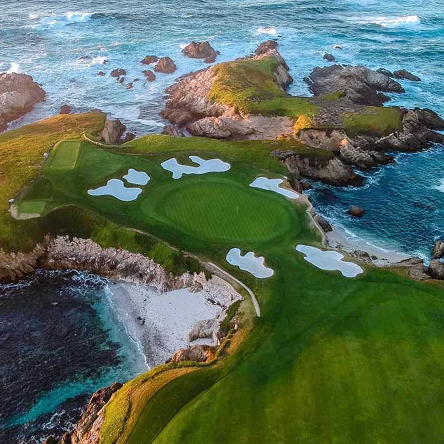 Aerial view of Cypress Point Club, host of the 2025 Walker Cup