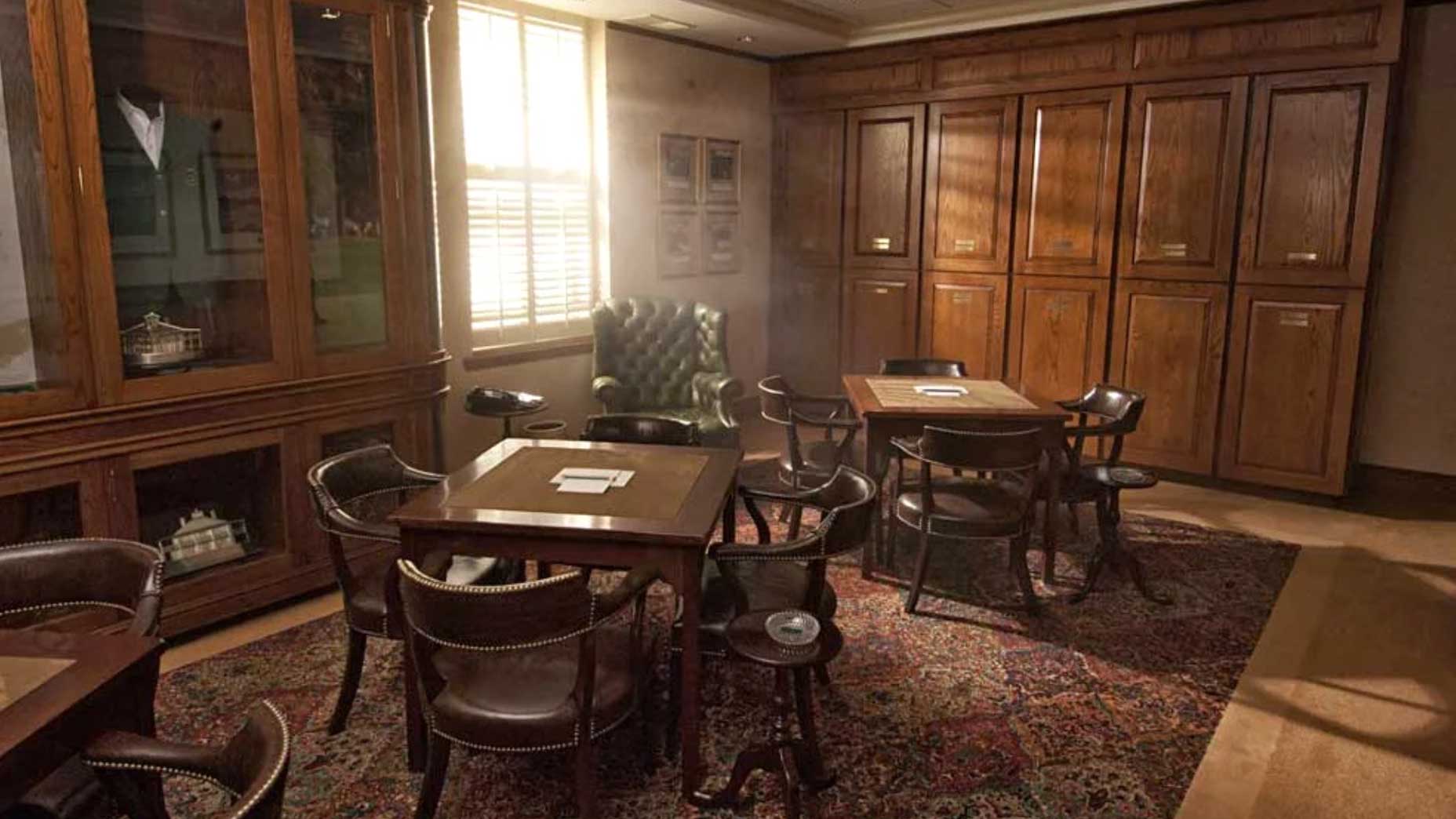 Champions locker room at Augusta.