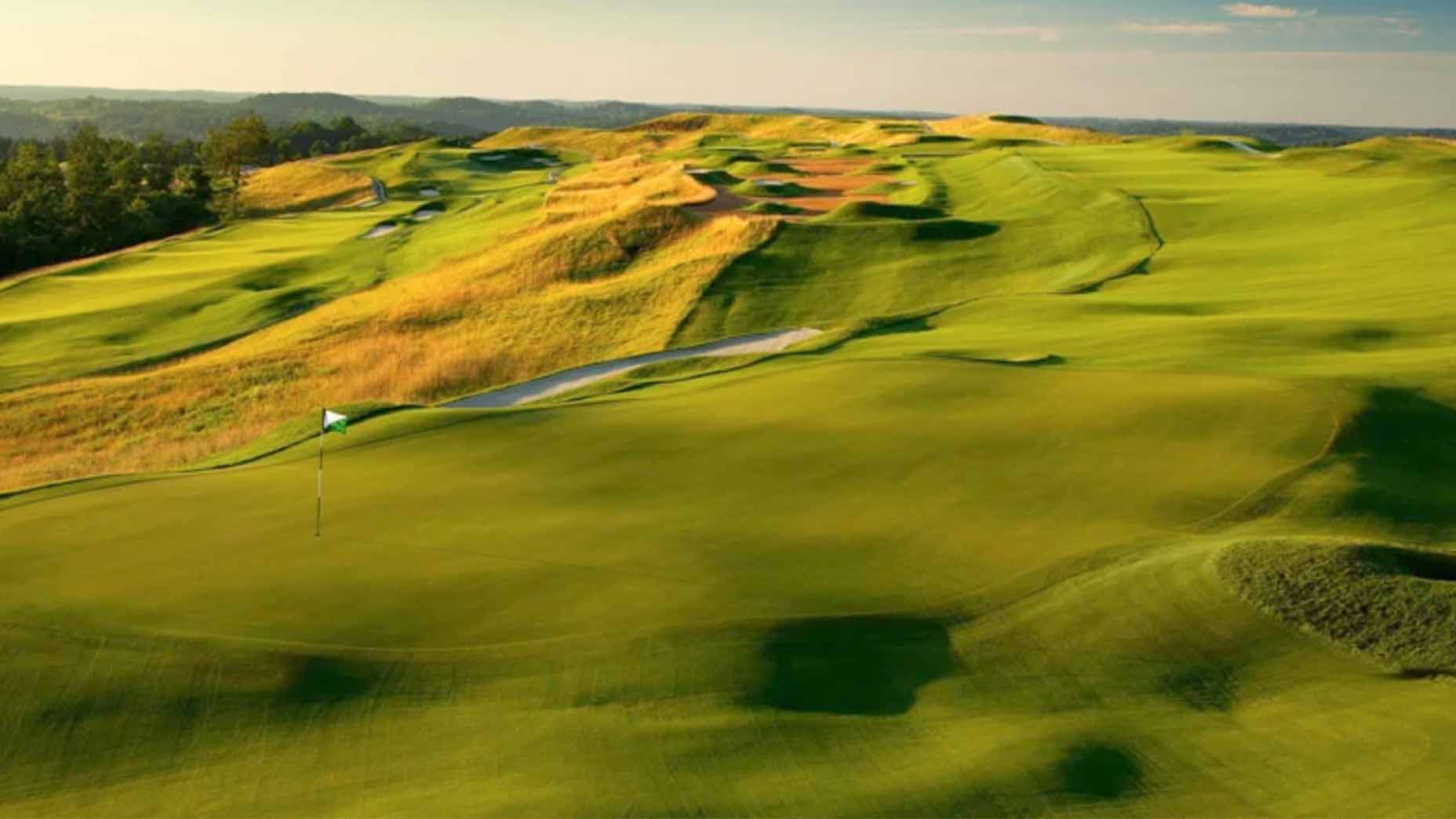 the pete dye course at french lick.