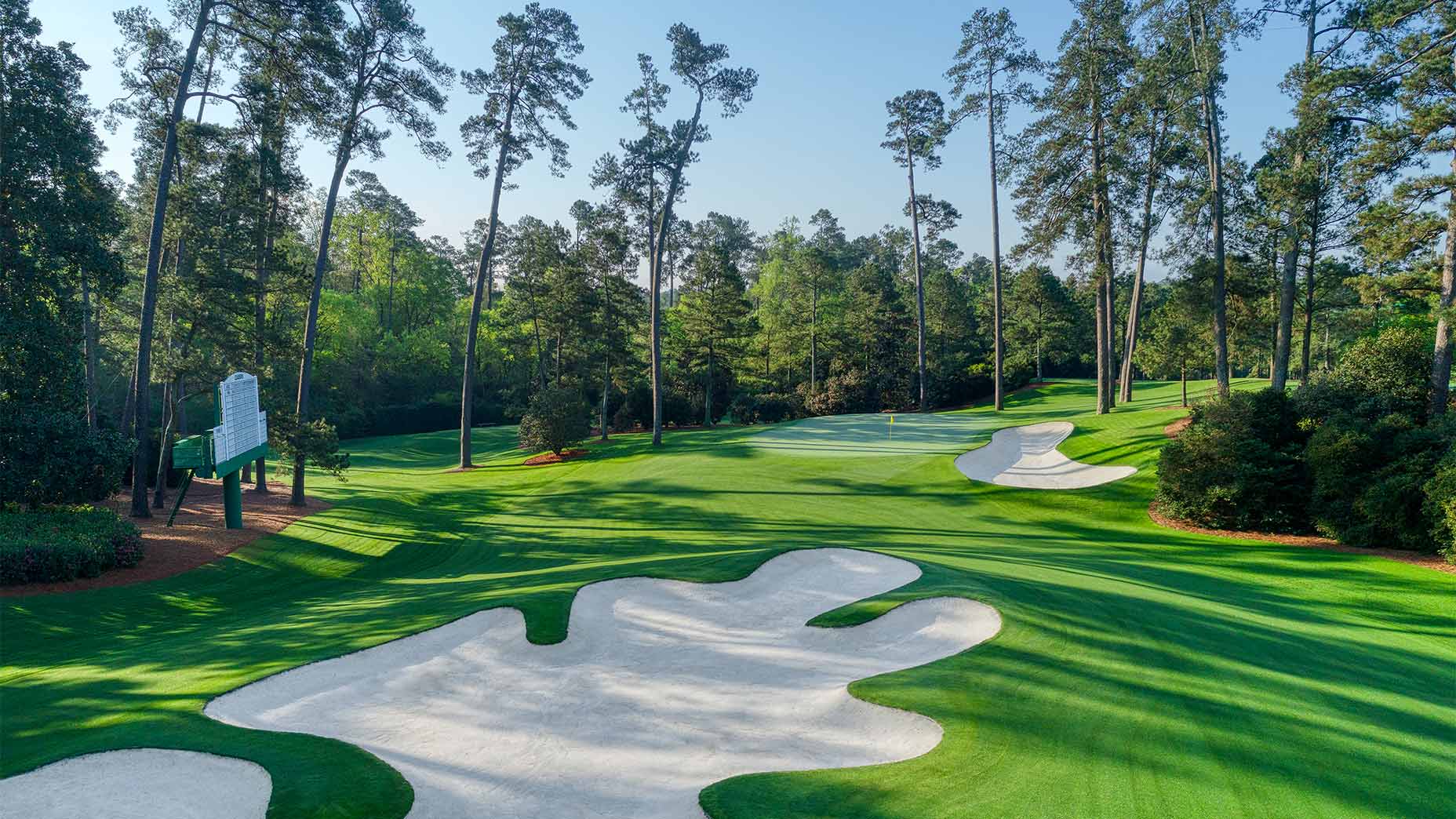 The 10th hole at Augusta National.