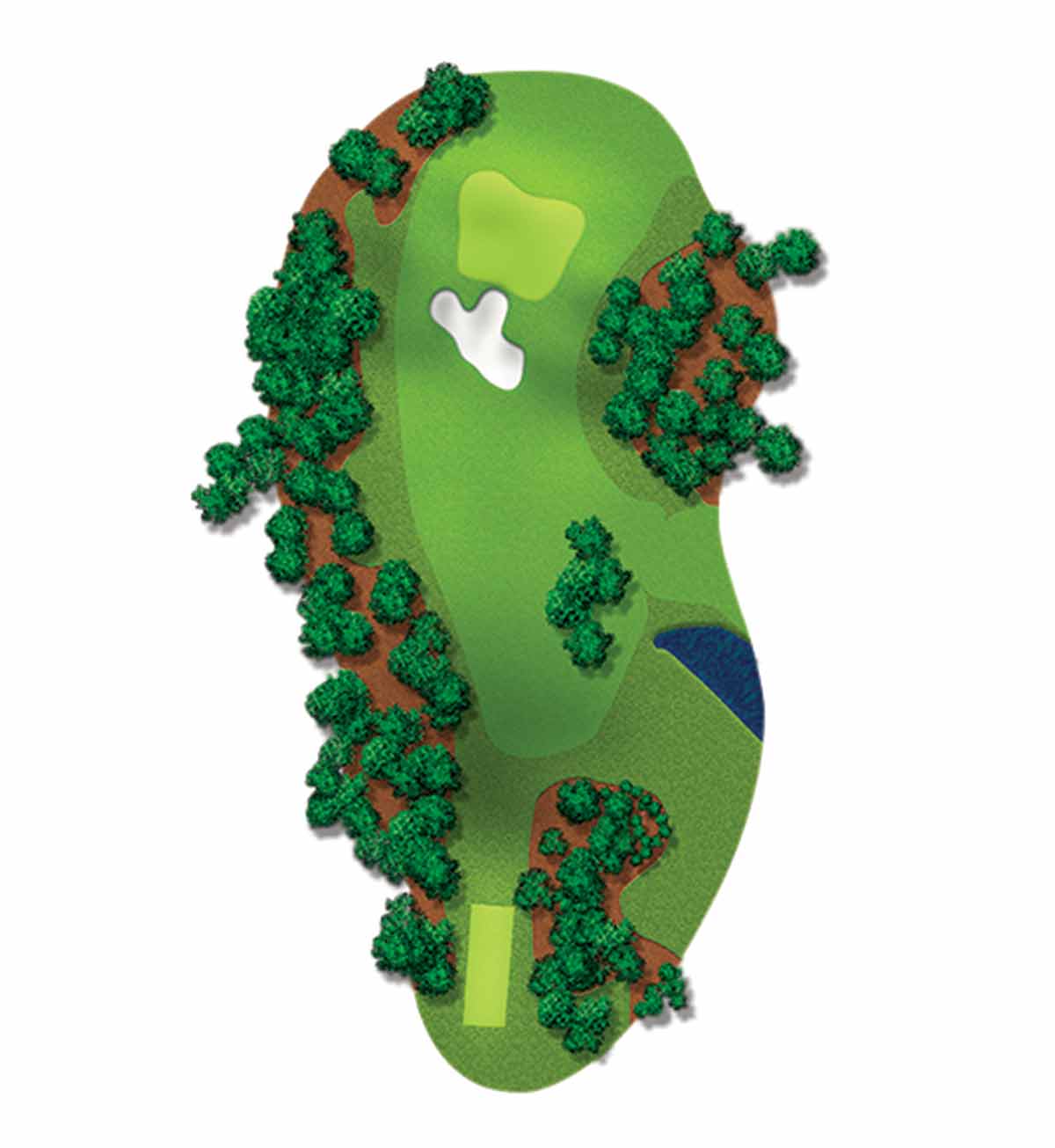 The 6th at Augusta National.