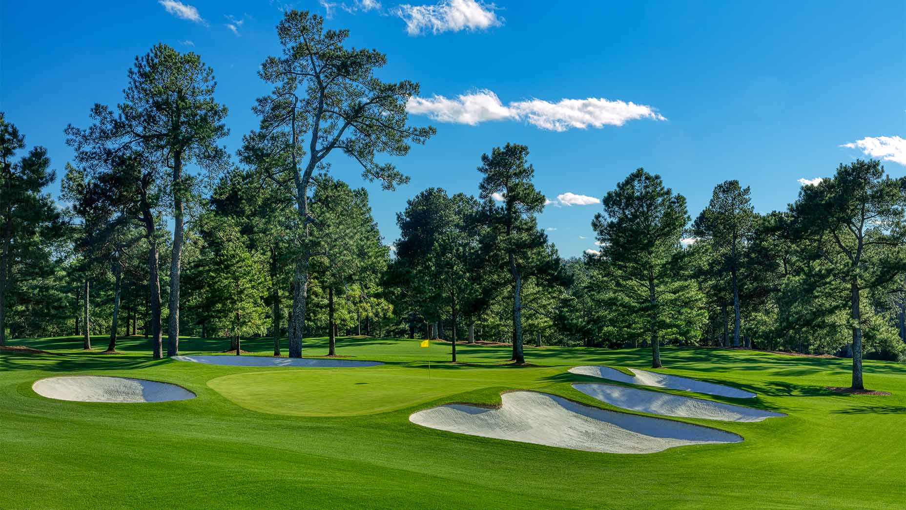 The par-4 7th at Augusta National.