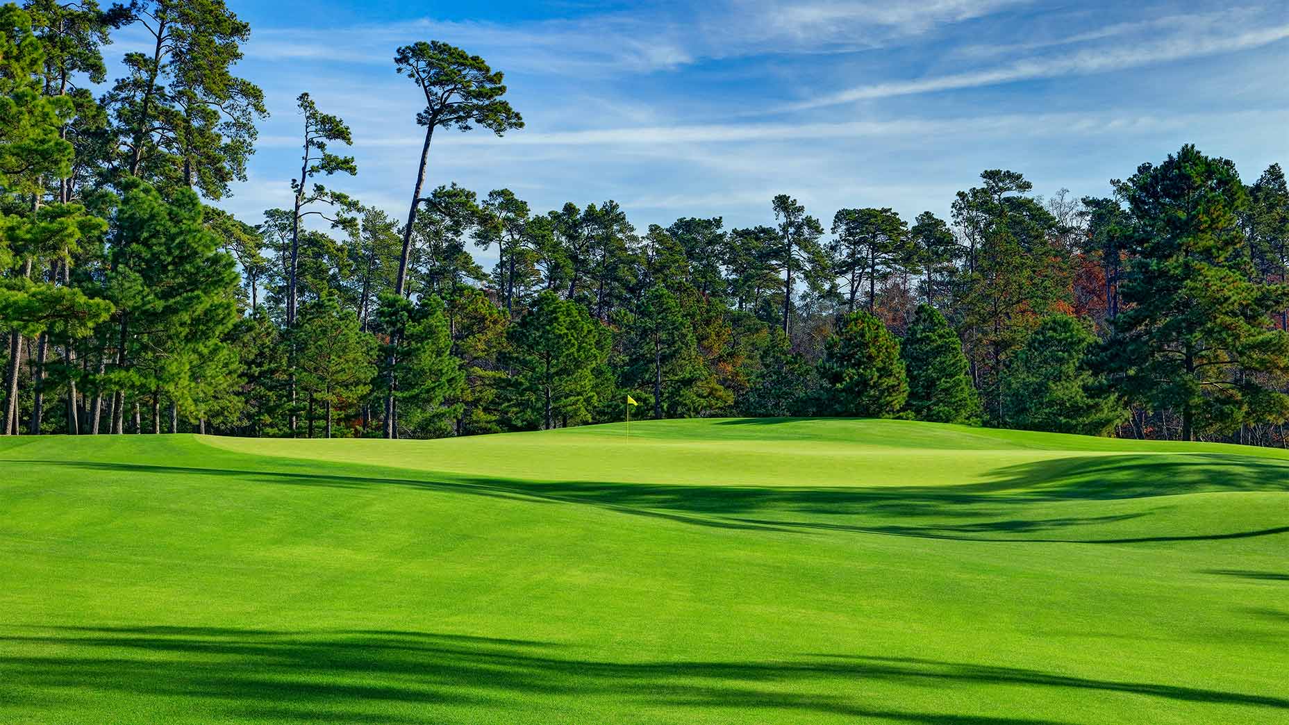 The par-4 14th hole at Augusta National.