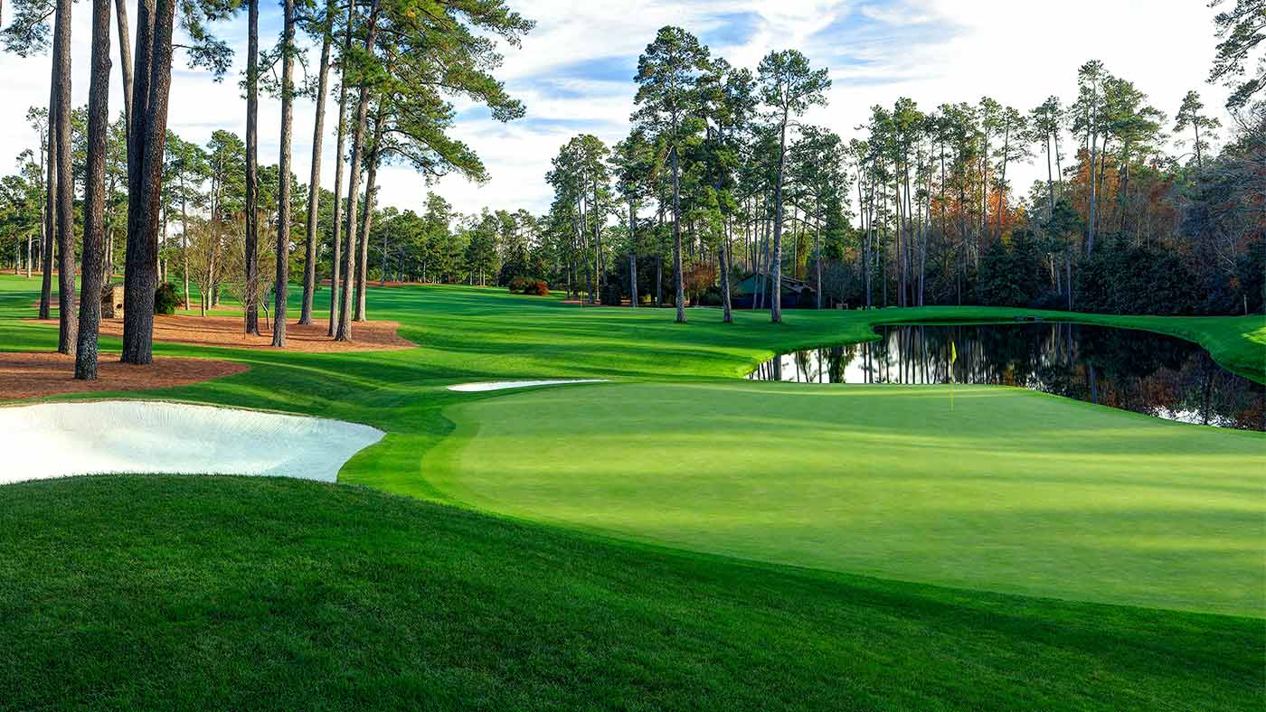 The 16th at Augusta National.