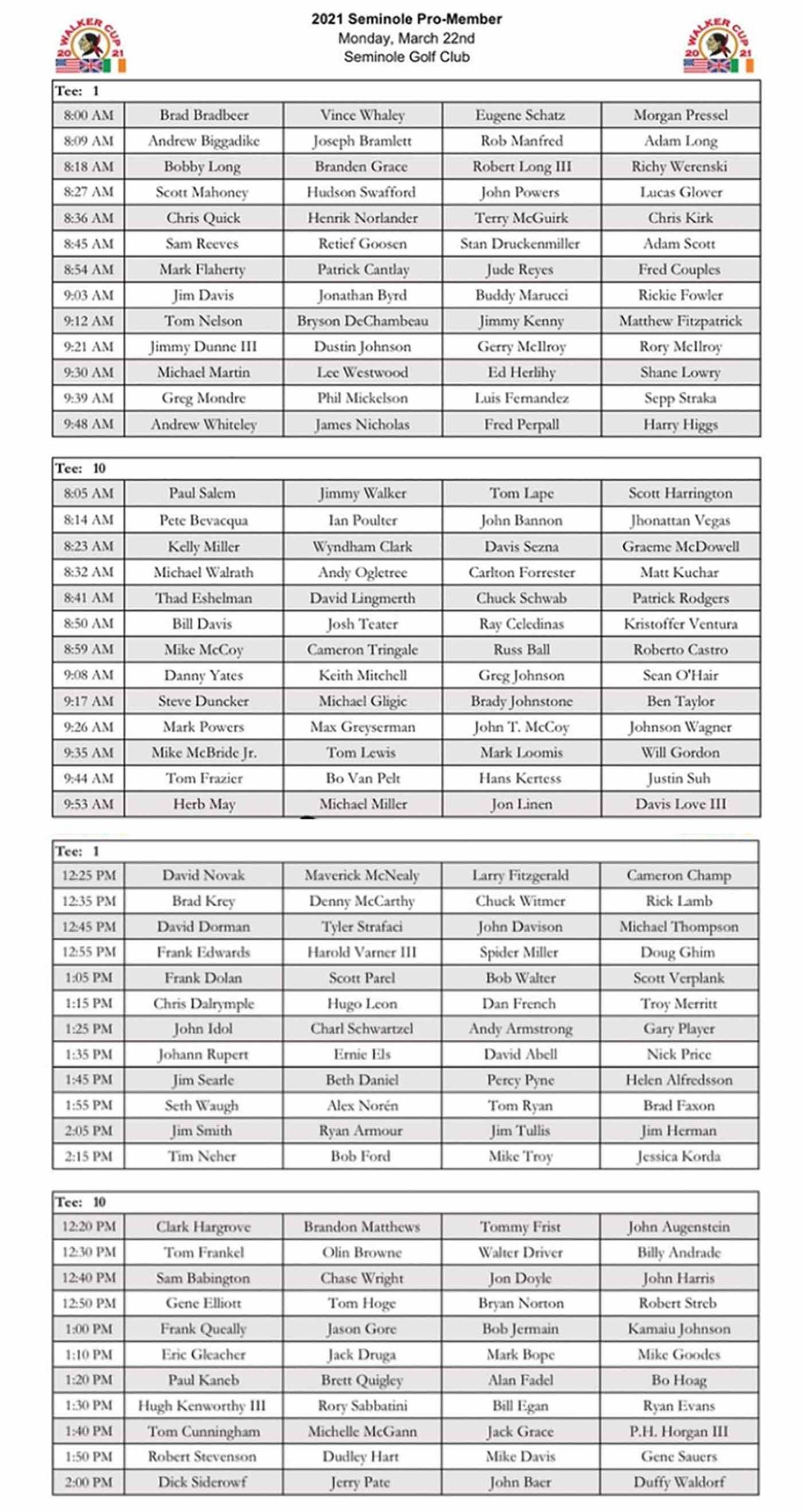 the seminole pro-member list