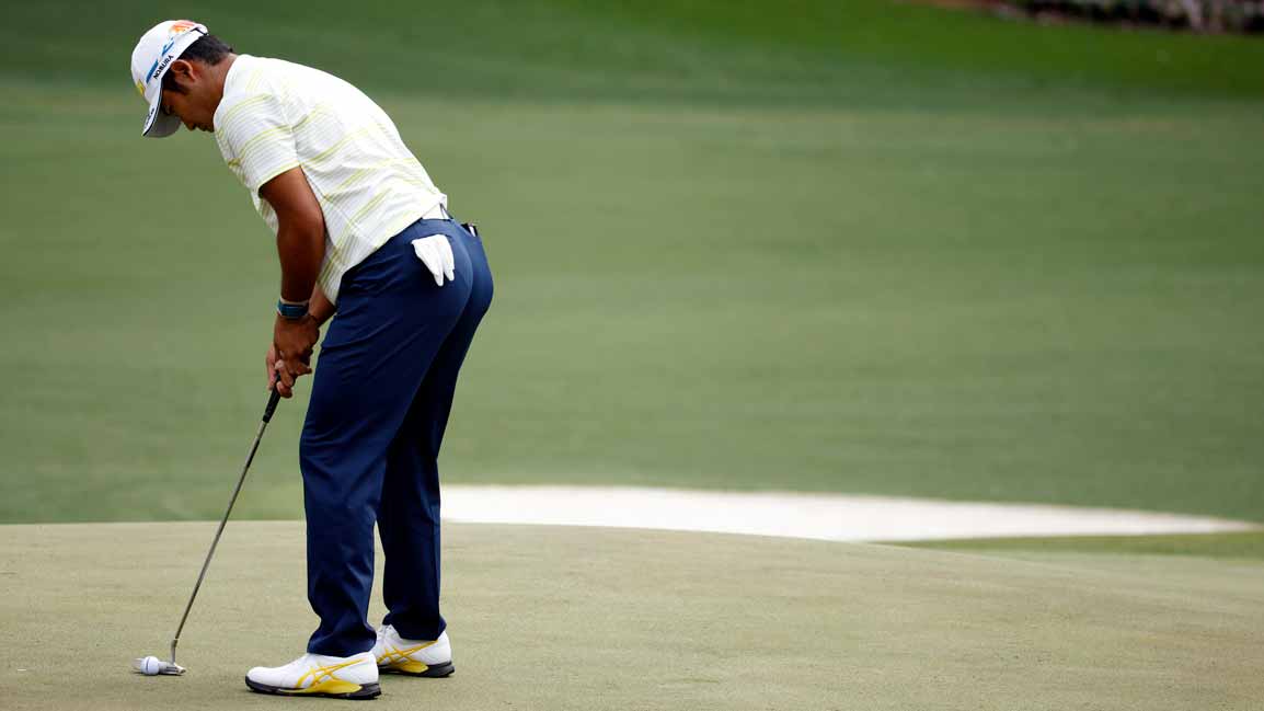hideki matsuyama putt