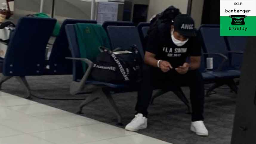 hideki matsuyama at augusta airport
