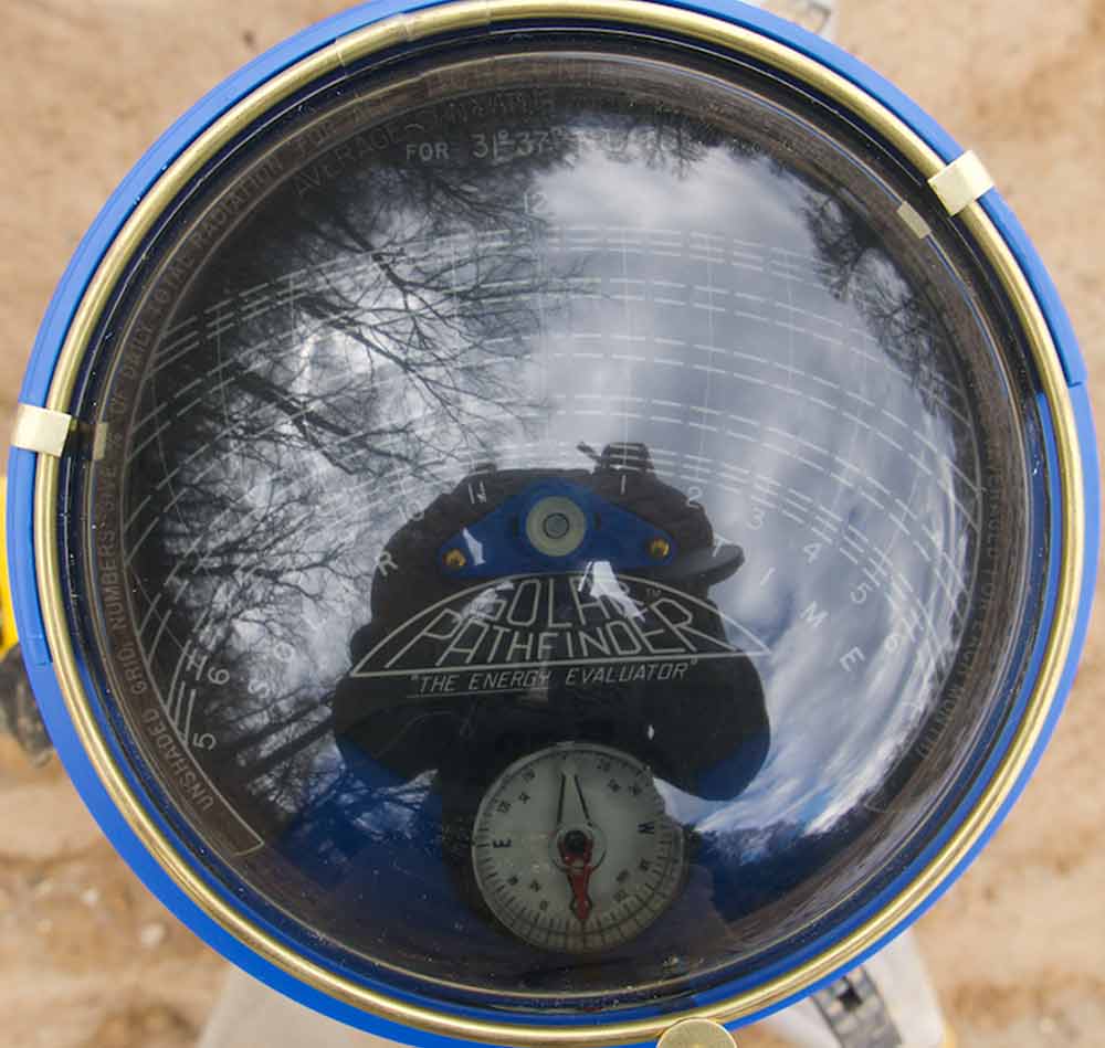 Solar pathfinder data