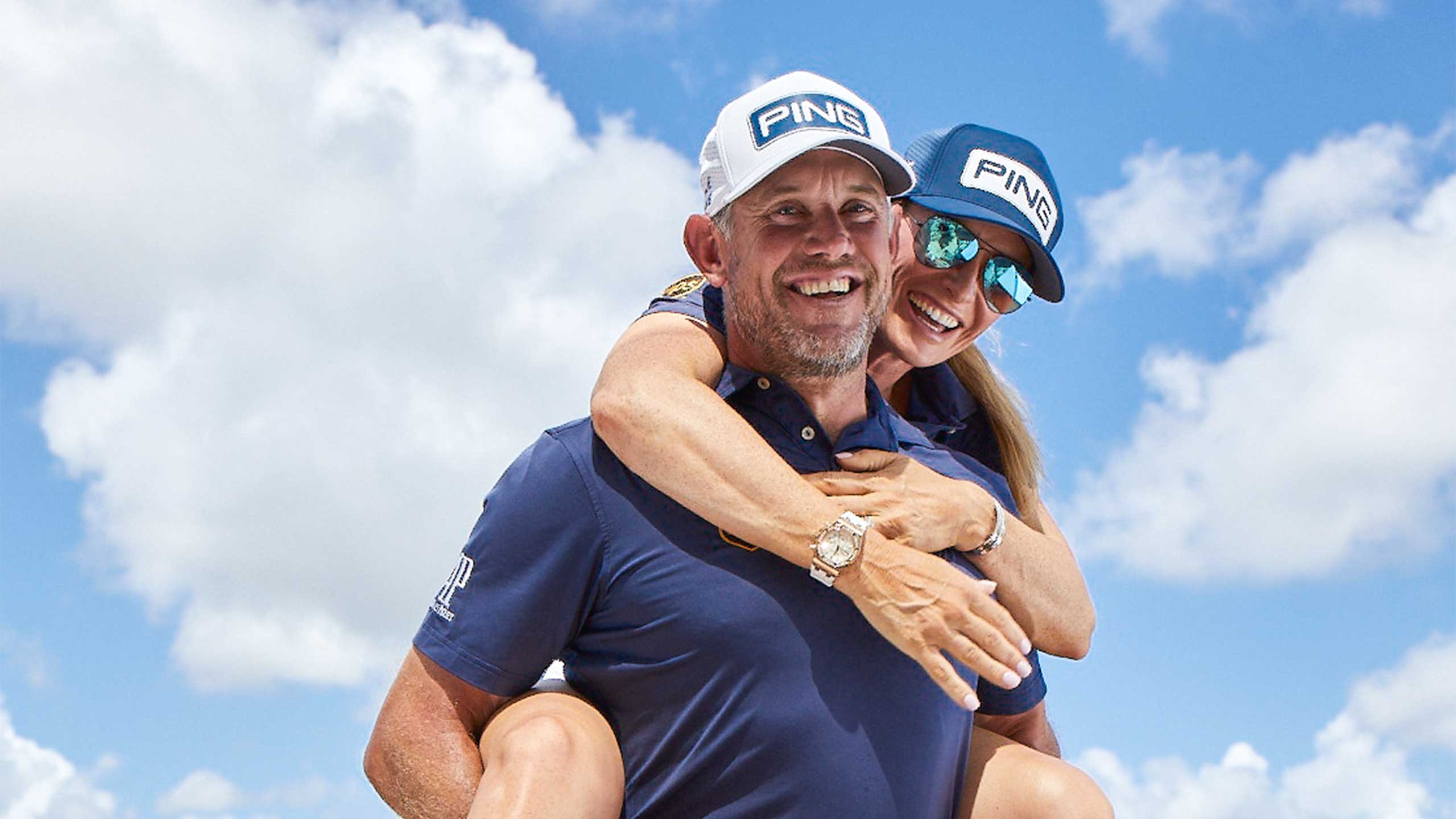 Lee Westwood and helen storey