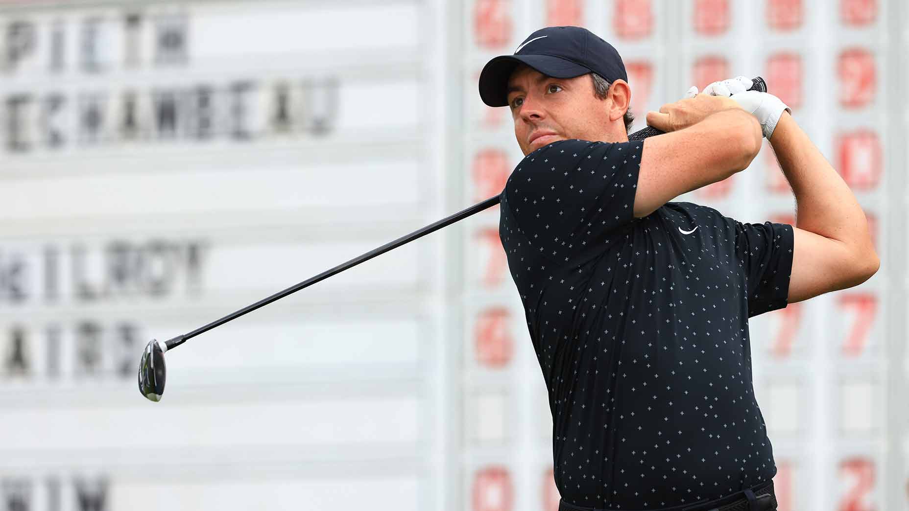rory mcilroy swings a golf club