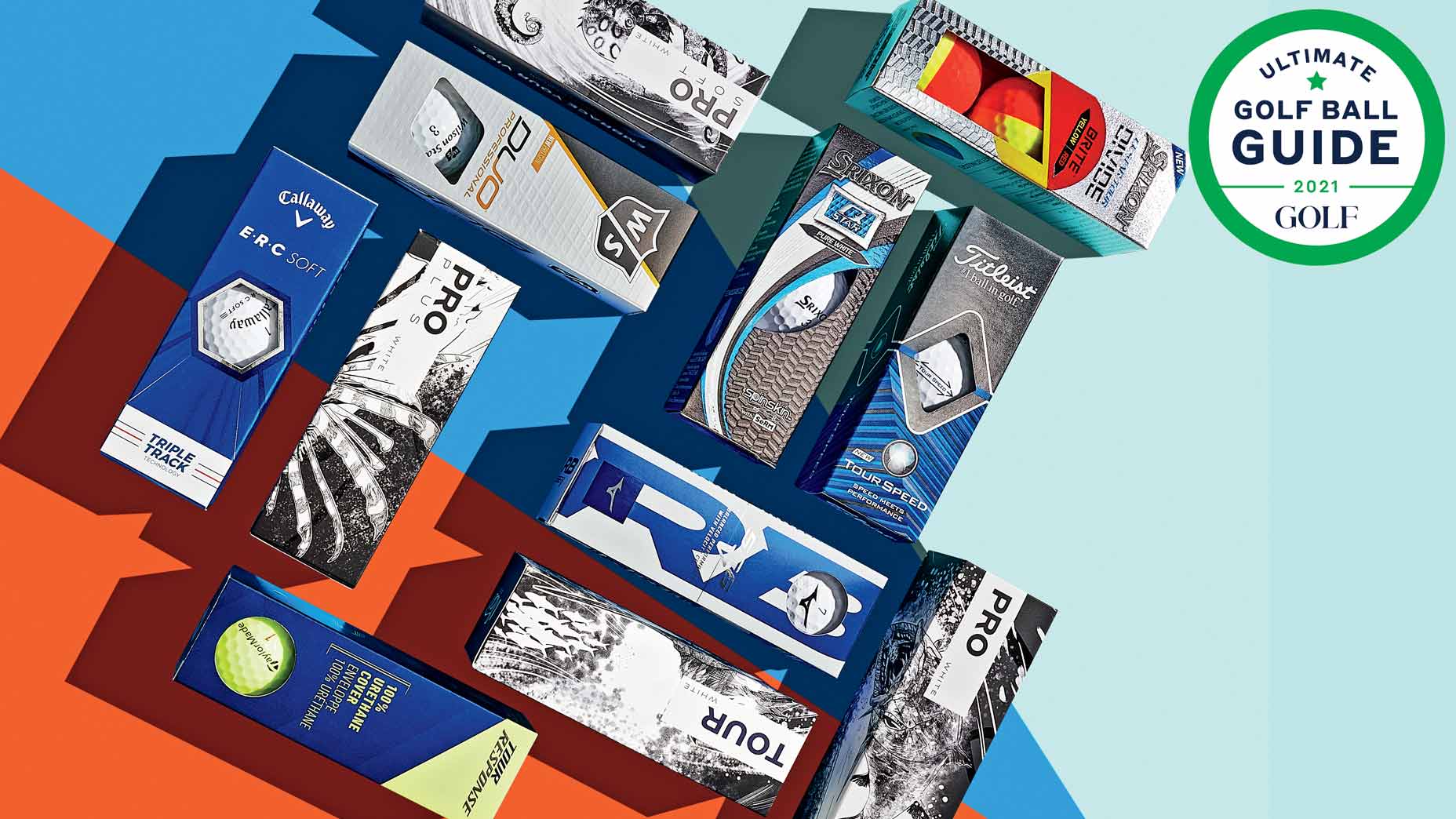 Premium value golf balls