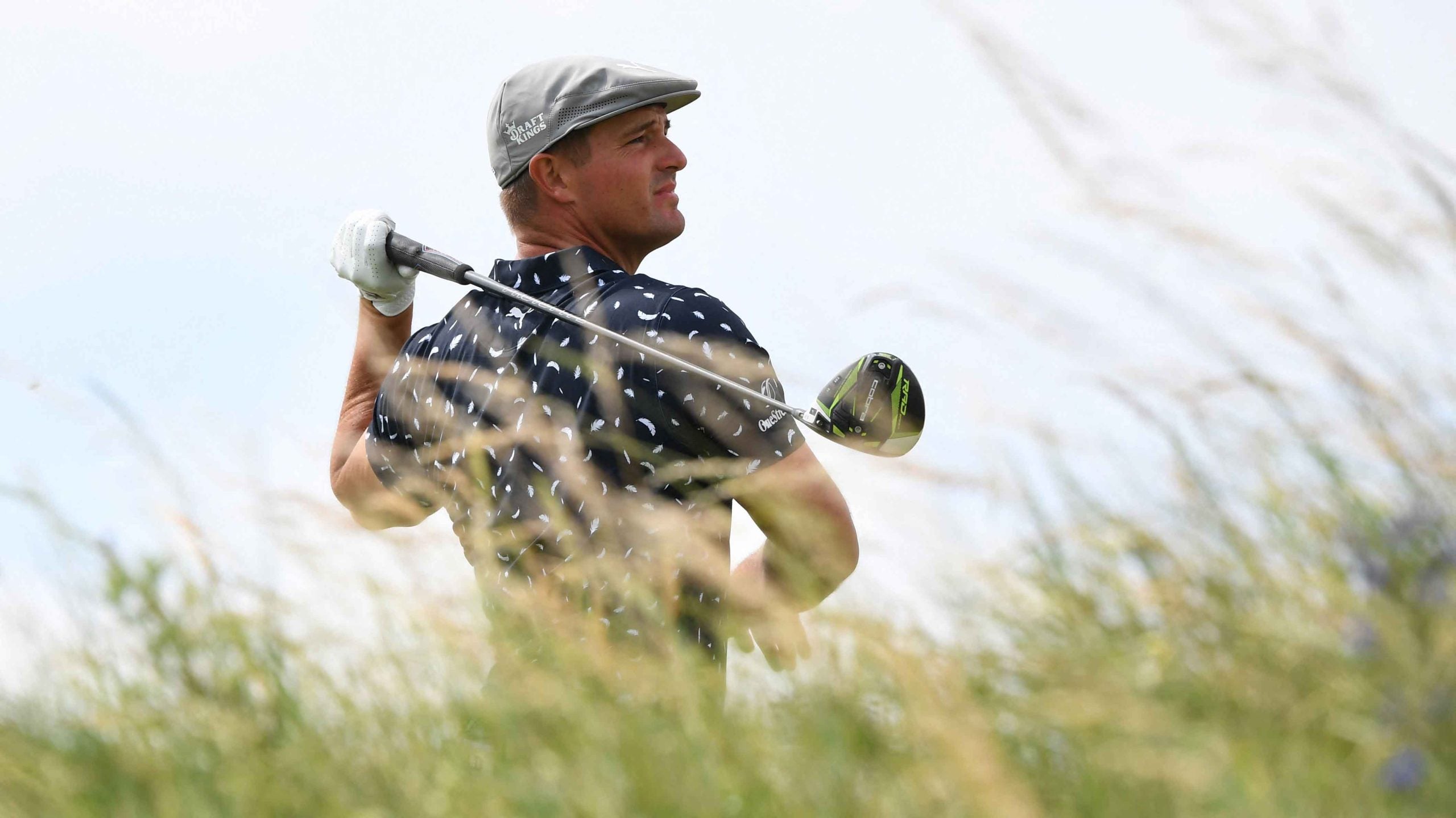 bryson dechambeau hitting driver at open championship