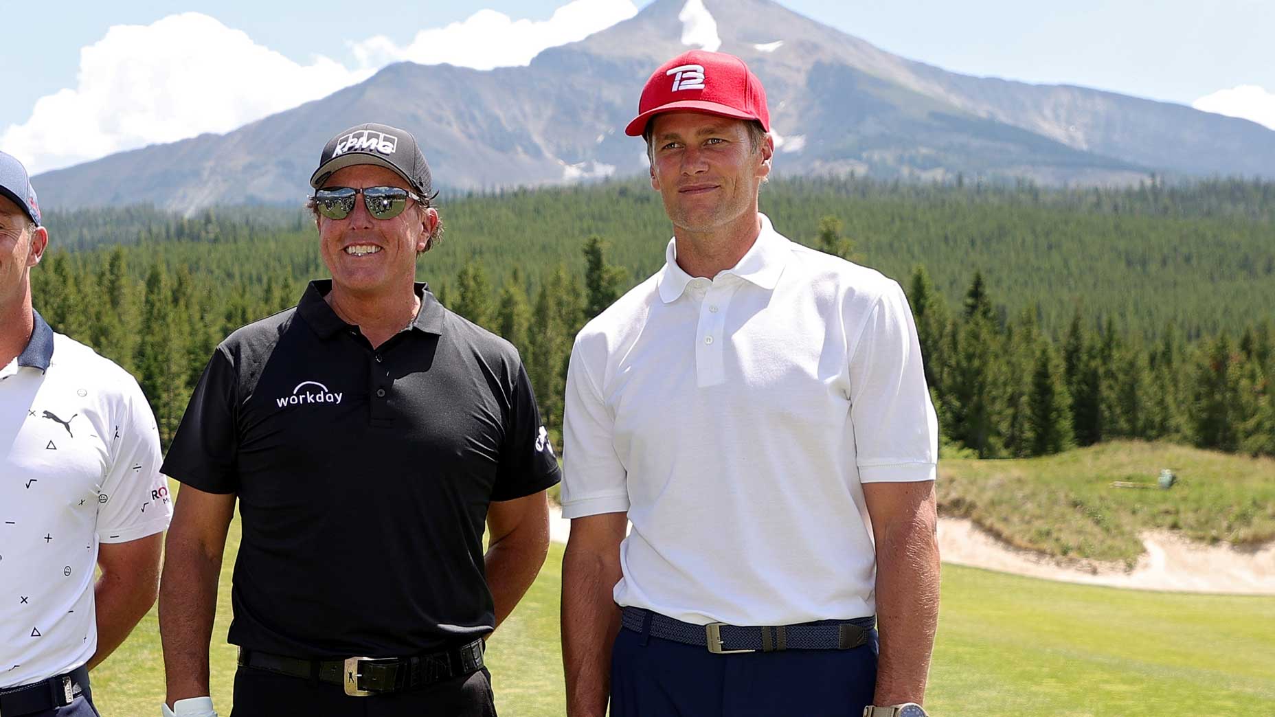 phil mickelson with tom brady