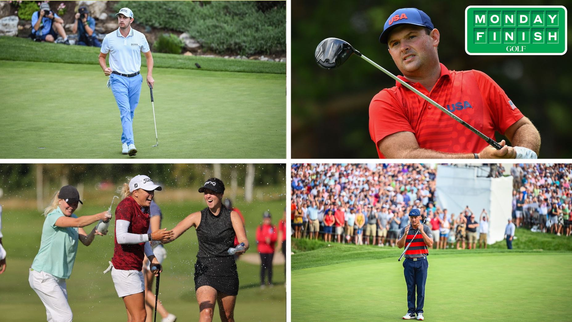 Monday FInish Patrick Cantlay Bryson DeChambeau