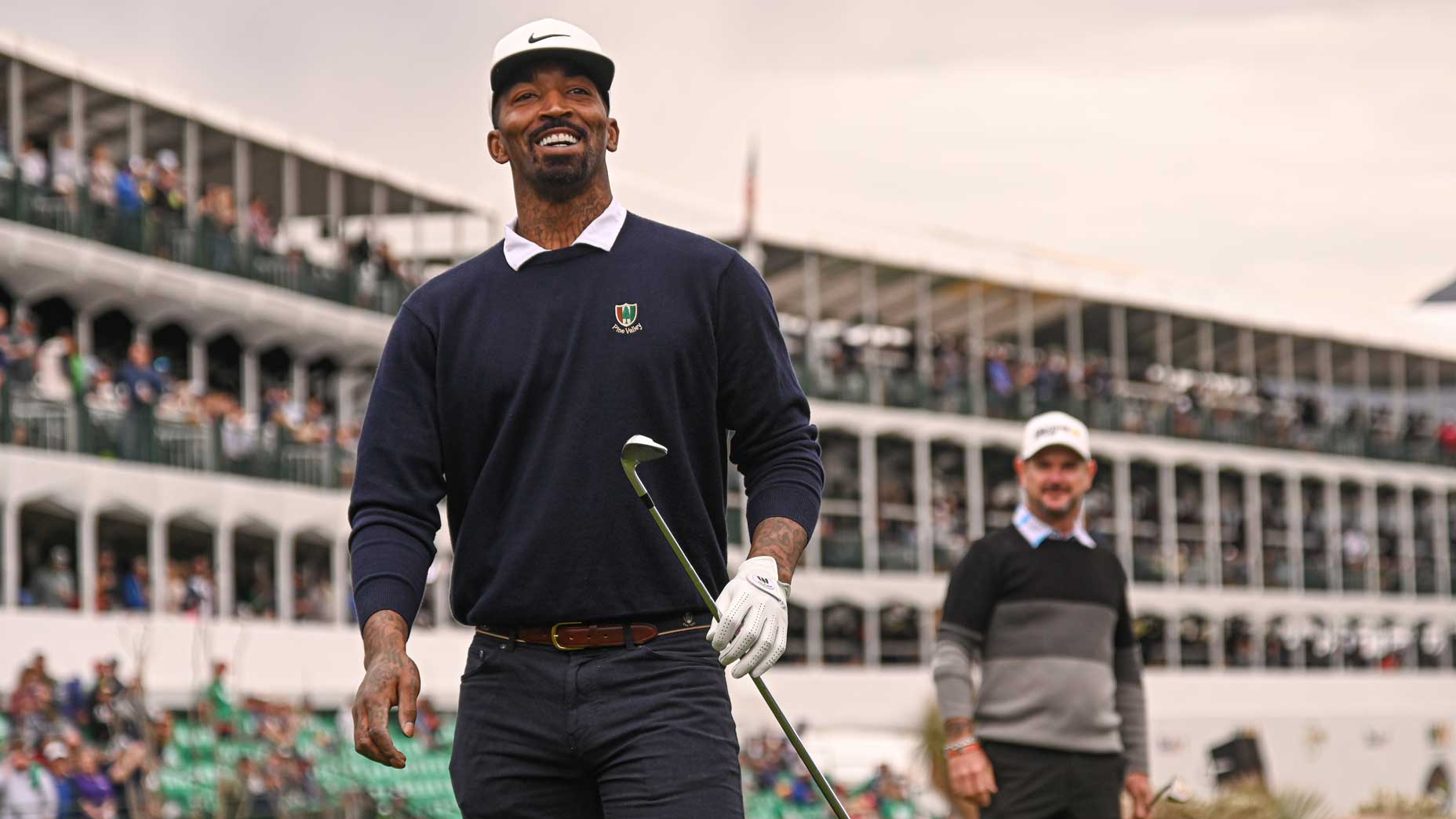 J.R. Smith playing golf