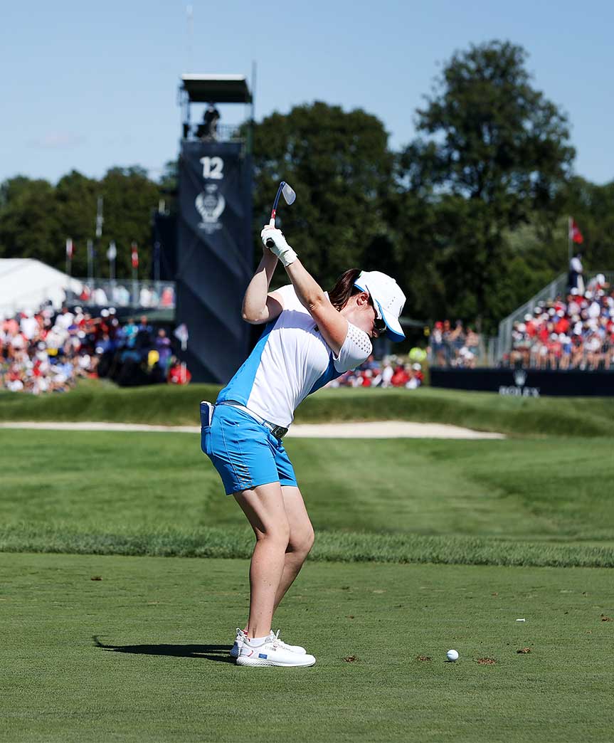 Leona Maguire swings