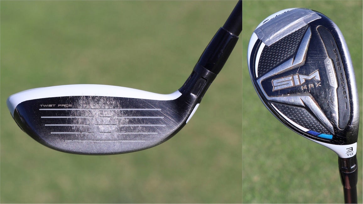 Rory McIlroy's TaylorMade SIM Max rescue club.