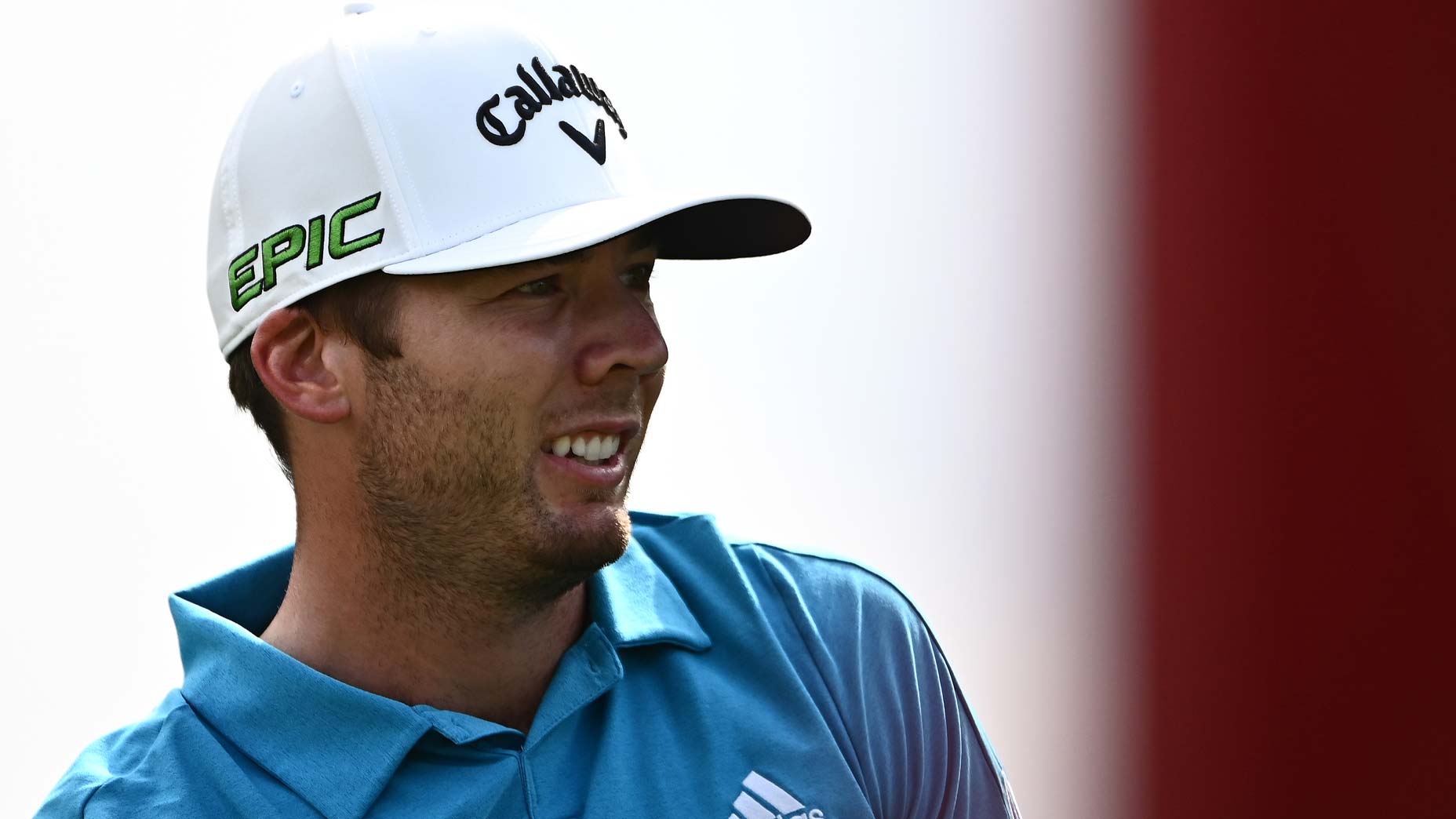 Sam burns watches a tee shot during first round of the 2021 Shriners Children's Open